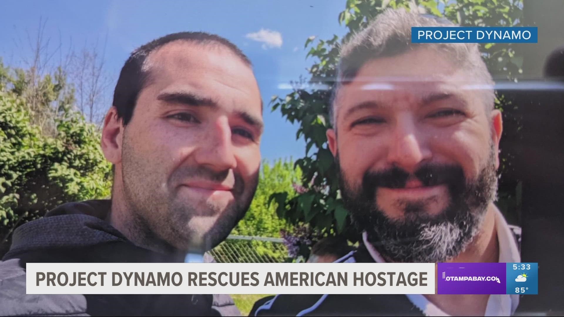 He was reunited with his family after being held captive by Russian forces in Ukraine.