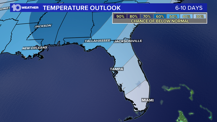 Blast of Florida fall to bring cool air to Tampa Bay area | wtsp.com