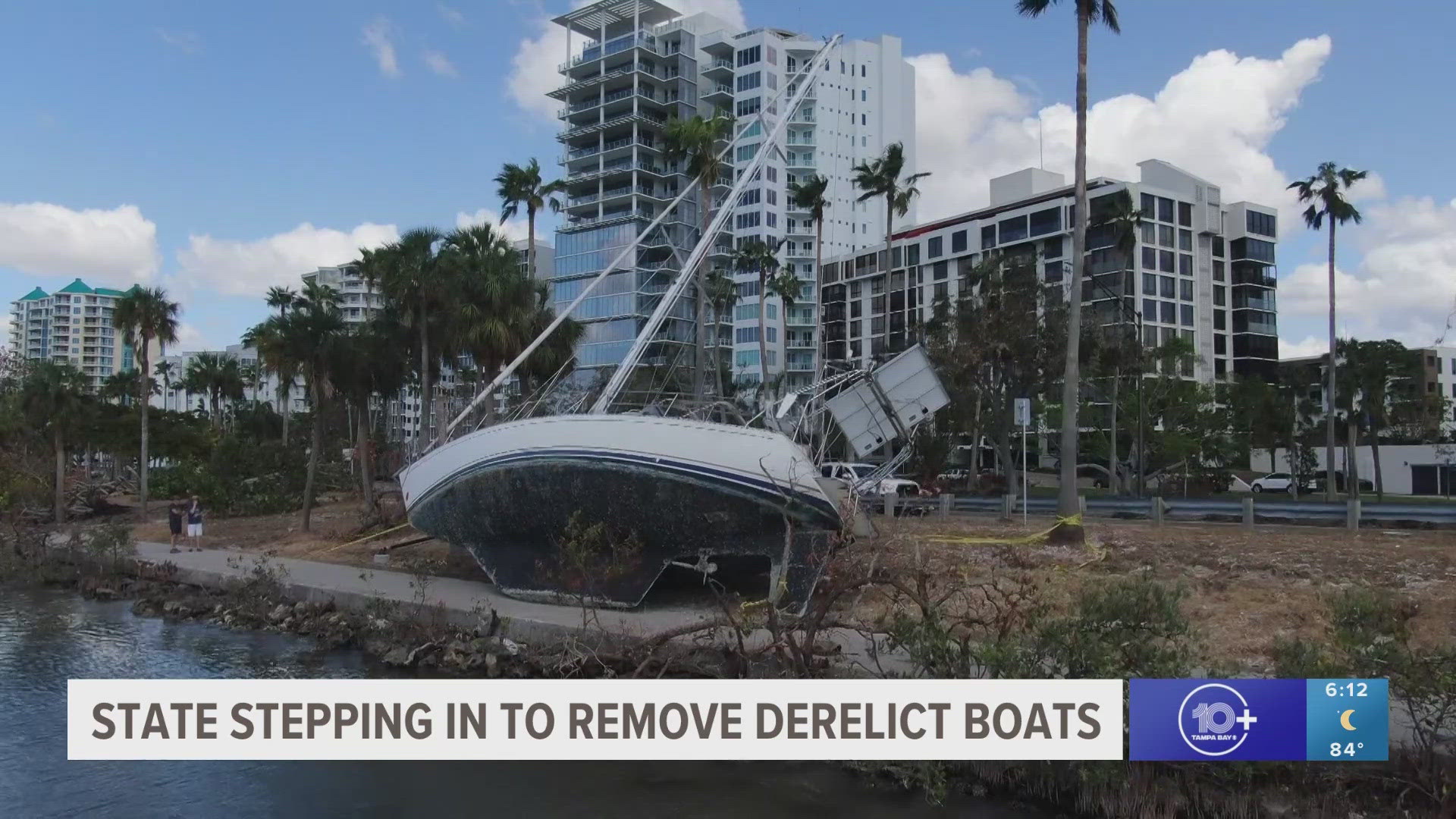 Sarasota Police Marine Unit says more than 300 boats were displaced by the hurricanes in the county.