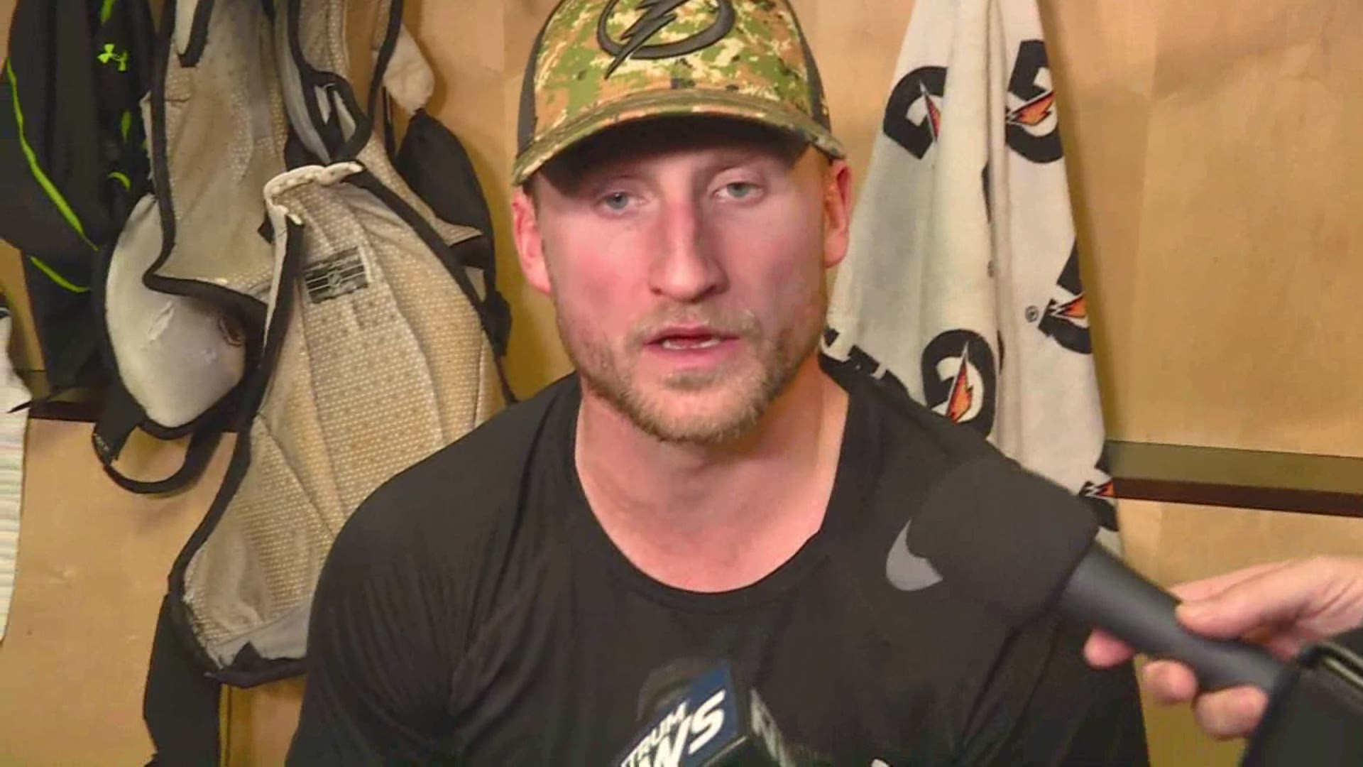 Lightning team captain Steven Stamkos says the Bolts are concentrating on Game 3 after losing the first two games in the playoffs.