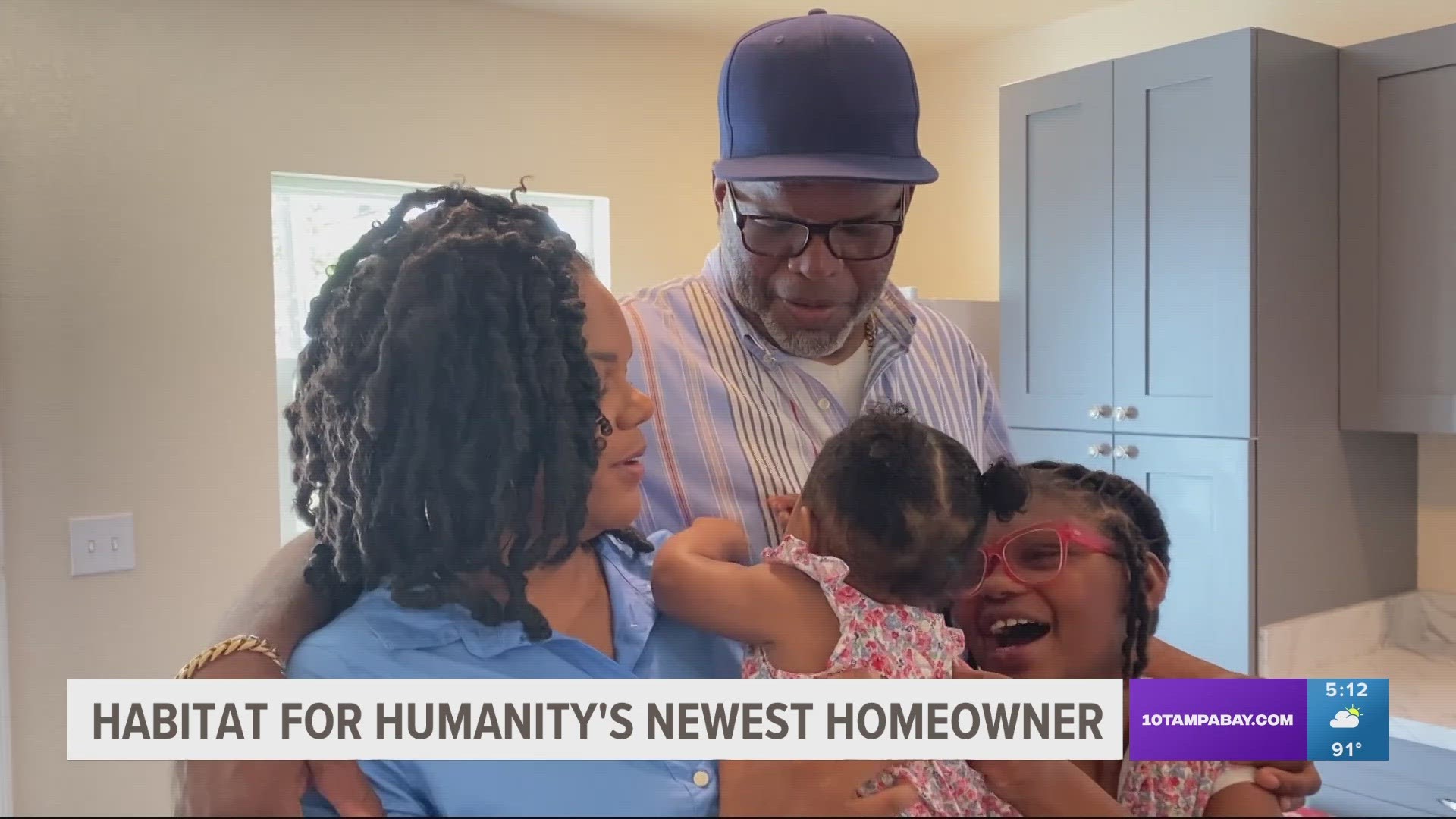 Habitat for Humanity works with contractors across the area to construct homes. One of those contractors got to see his daughter receive her house keys on Thursday.