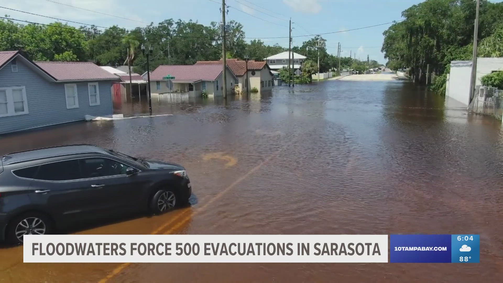 Sarasota Police Chief Rex Troche says he has never seen flooding to this scale.