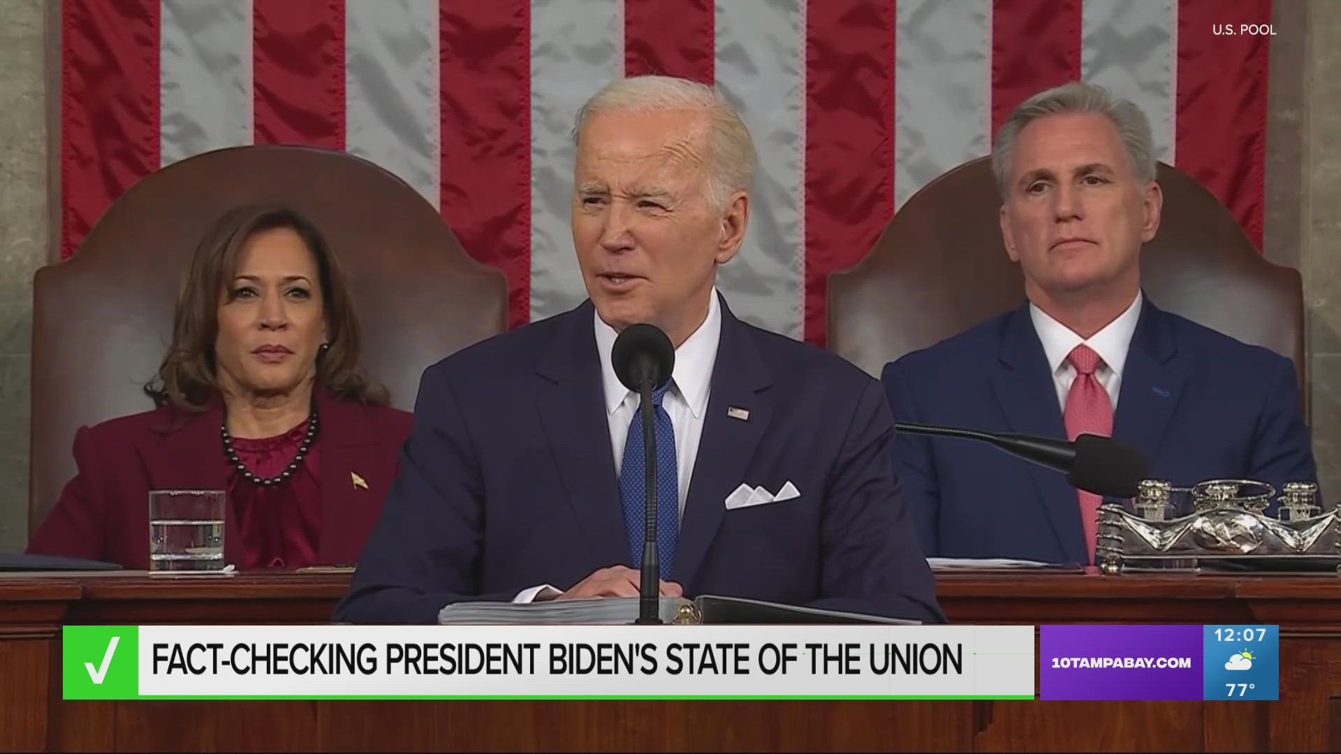 The VERIFY team analyzed claims during the 2023 State of the Union address.
