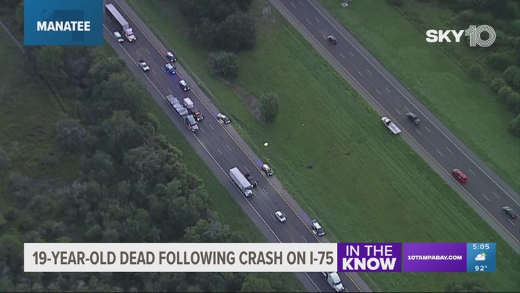 19-year-old dies in motorcycle crash on I-75