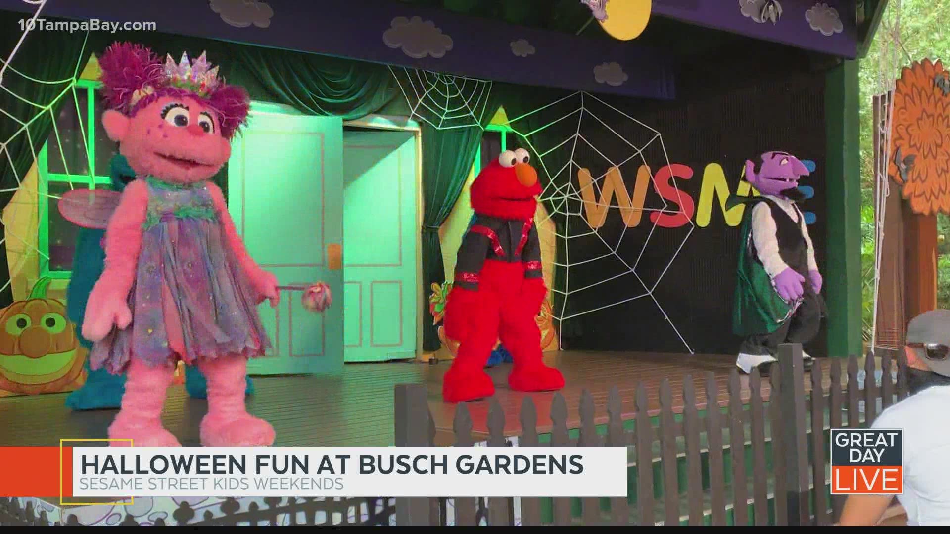 Not-so-spooky Halloween fun at Busch Gardens' Sesame Street Kids Weekends