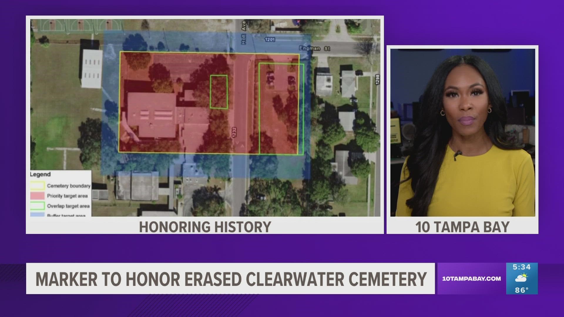 A Clearwater historian said he expects the marker to go up in the next 10 days.