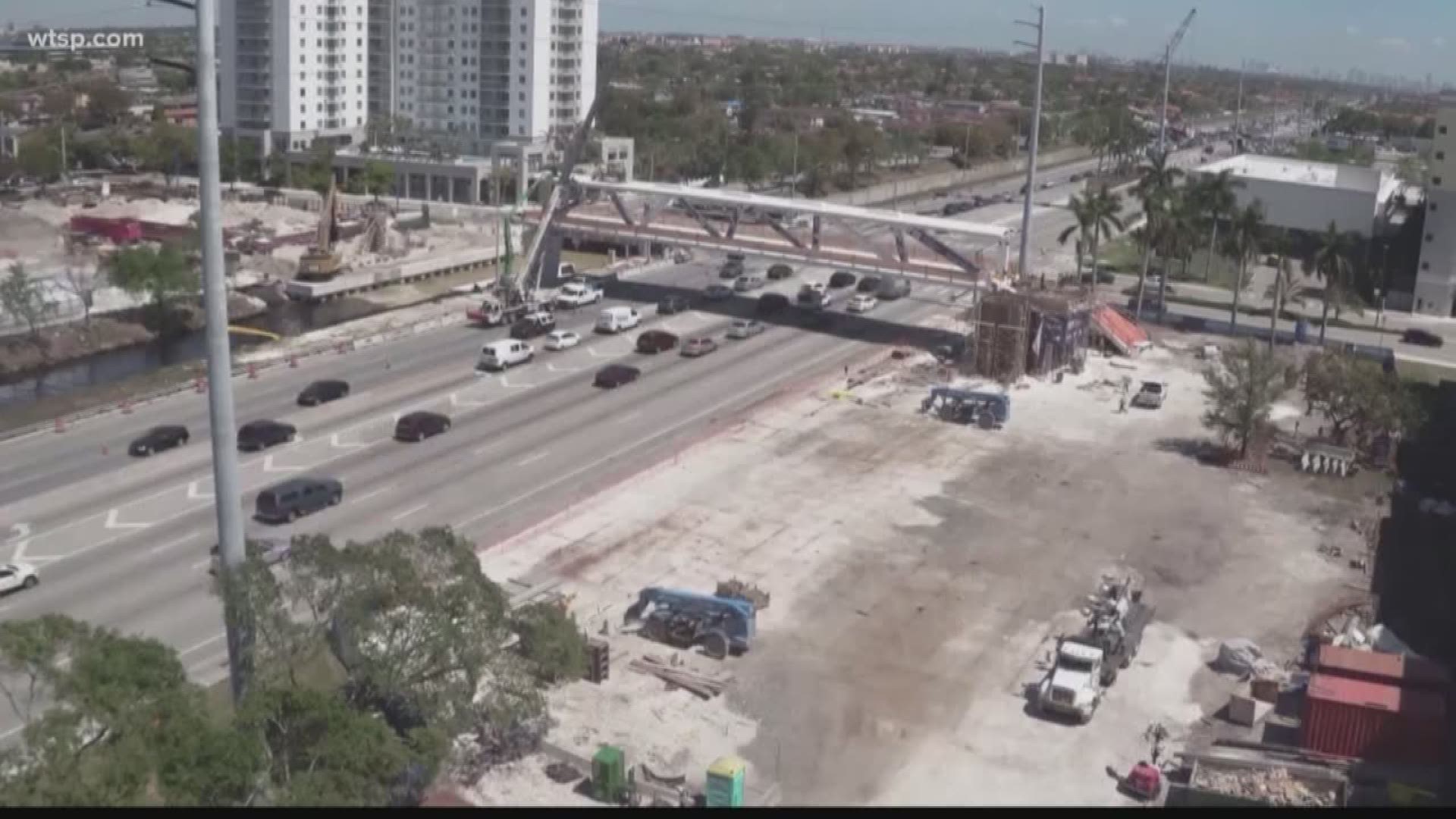 The bankrupt construction company that built a Florida International University pedestrian bridge that collapsed has reached a deal with its insurers to pay up to $42 million to the victims and their families.