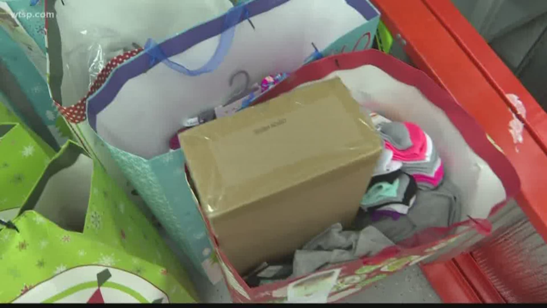 The maintenance company bought and will deliver the gifts as part of the Angel Tree program.