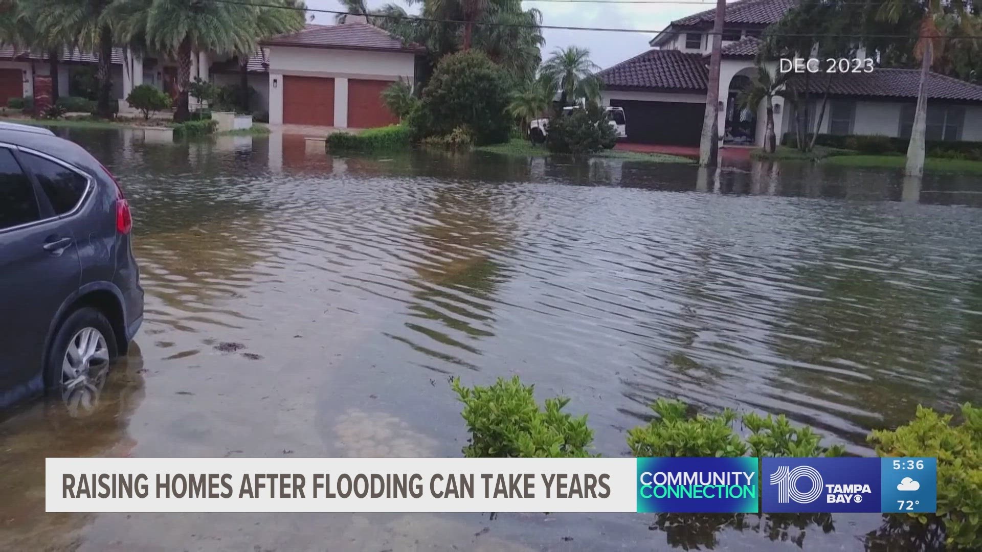 Shore Acres is the lowest lying neighborhood in St. Pete — developed in the 1920s before city standards were developed.