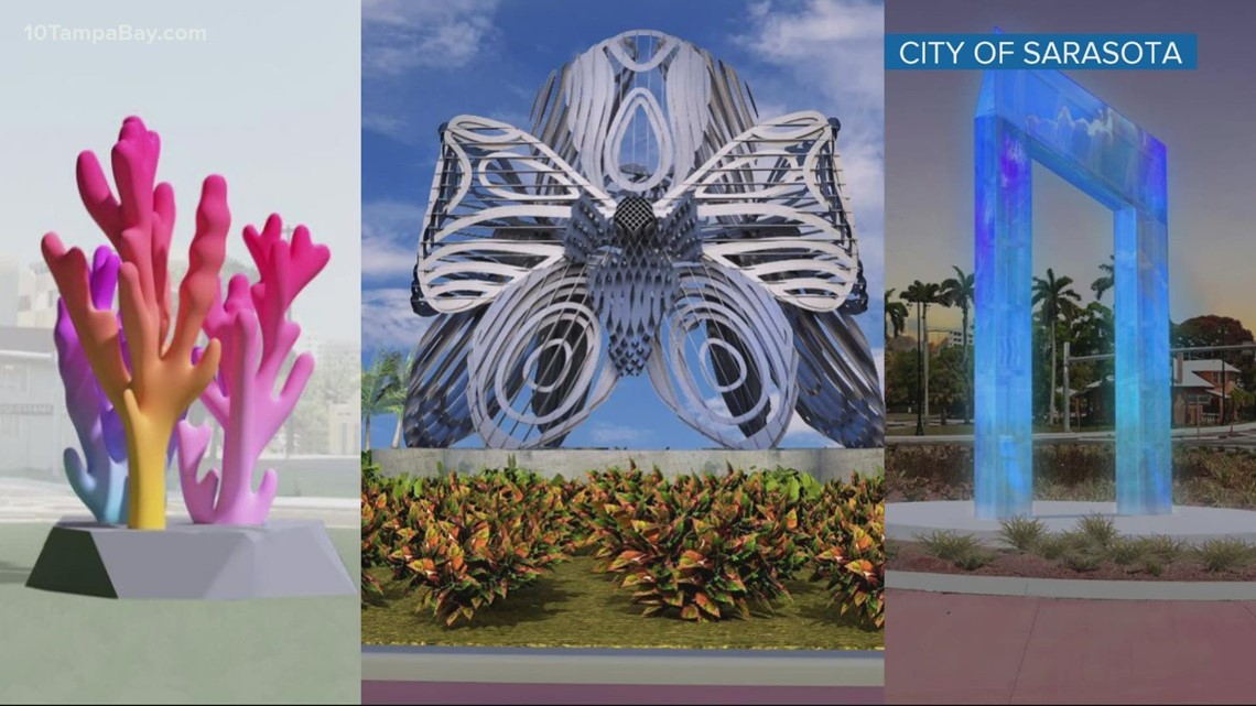 Sarasota considers 3 sculptures for roundabout