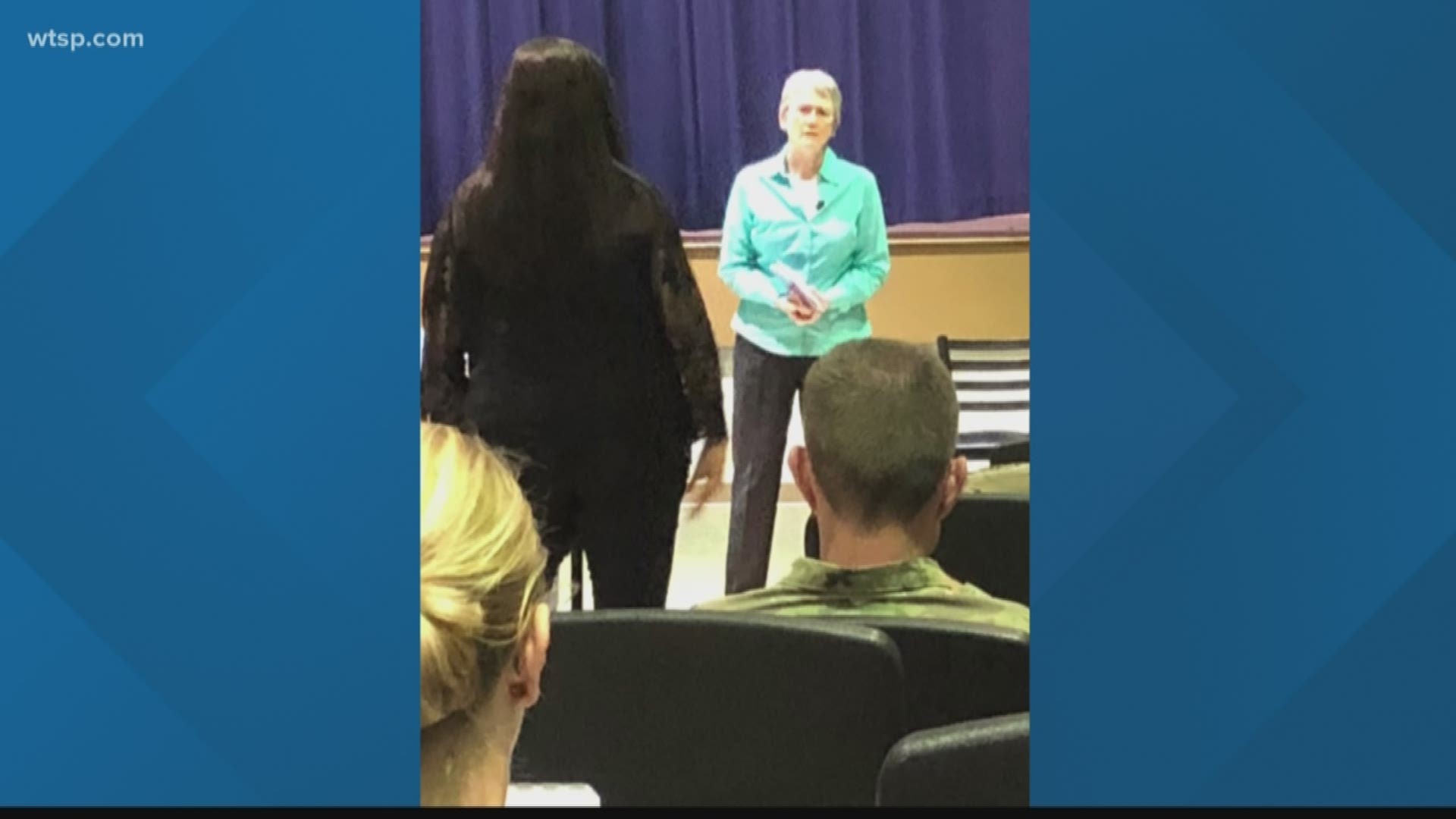 The visit by U.S. Air Force Sec. Heather Wilson follows complaints of mold, rats, and other problems with privately managed  housing at MacDill Air Force Base.

 
Several people who’ve had issues and complained about the living conditions had an opportunity to speak face to face with Wilson during a listening session which lasted about two hours.