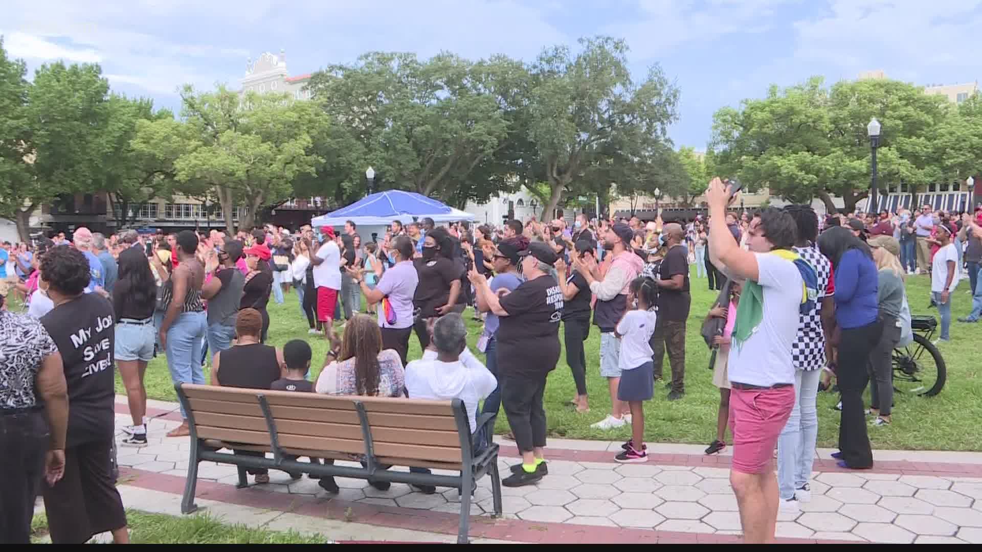 The multicultural, citywide event was held to educate, heal, strengthen, promote and celebrate racial solidarity.