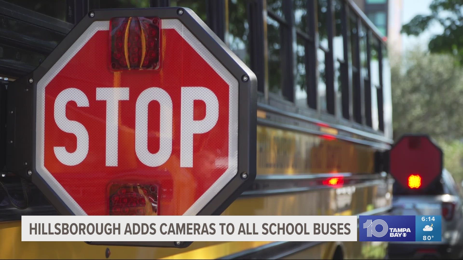 The new AI cameras will be on all Hillsborough County school buses in the new year. If a driver breaks the law, the cameras will record the violation.