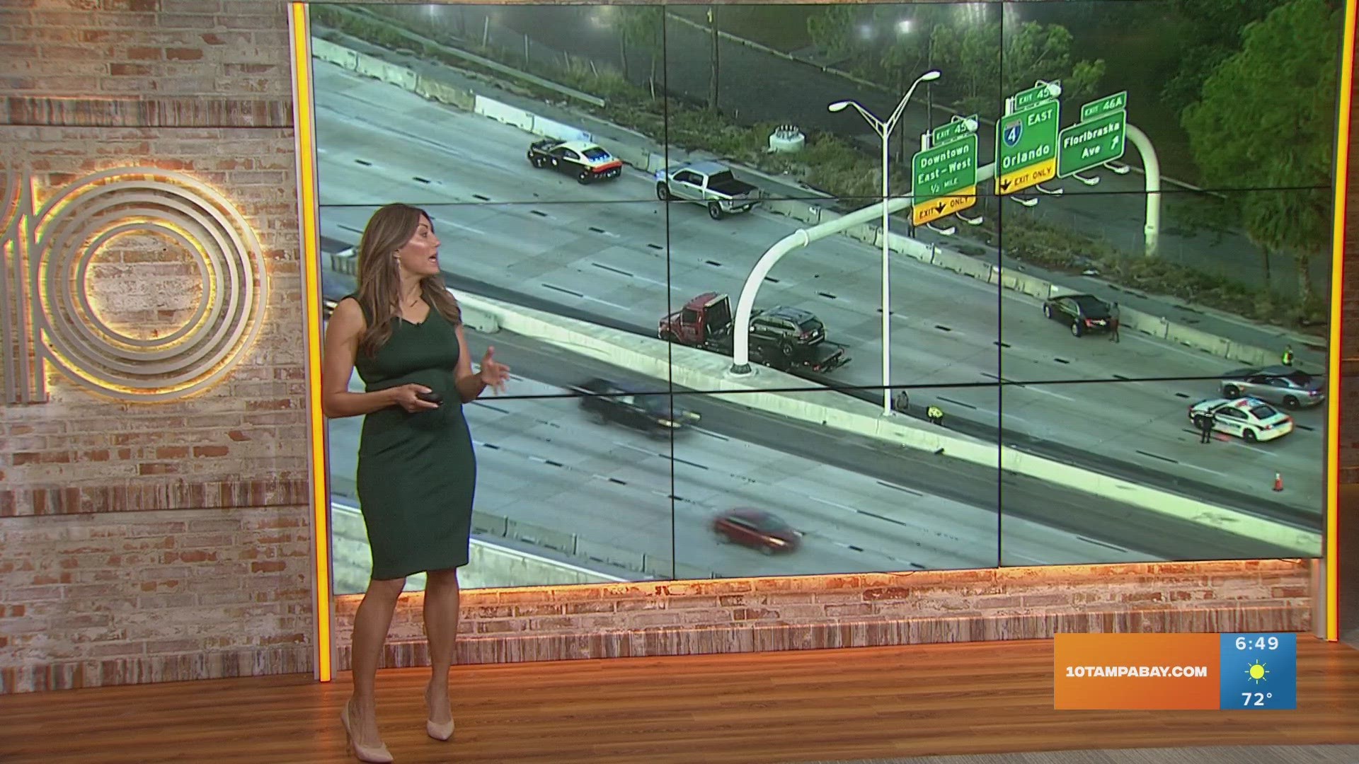 Commuters are facing long delays for miles along the major highway just before the I-4 connector and downtown Tampa exits.