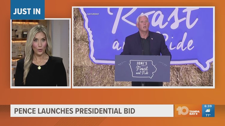 Former Vice President formally launches 2024 presidential bid