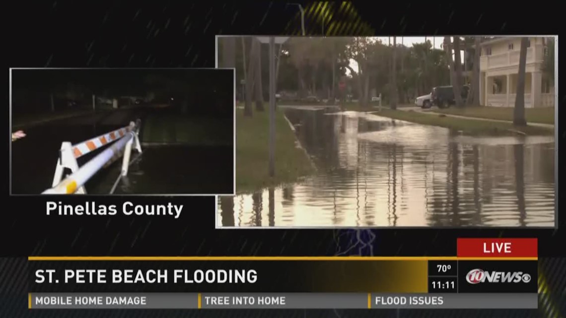 St Pete Beach Flooding Wtsp