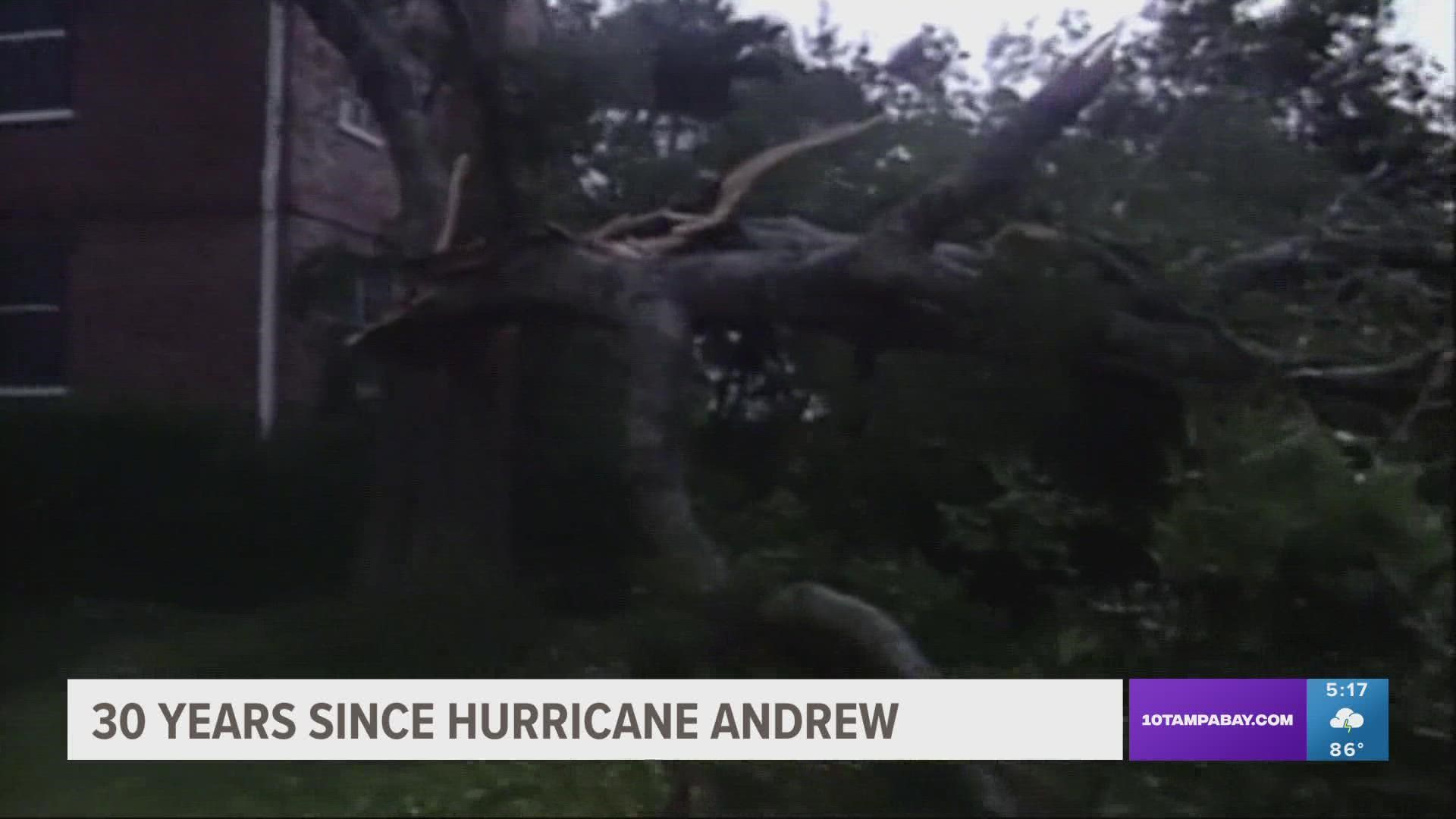 Hurricane Andrew was the strongest and most devastating hurricane on record to hit South Florida, according to The Weather Channel.
