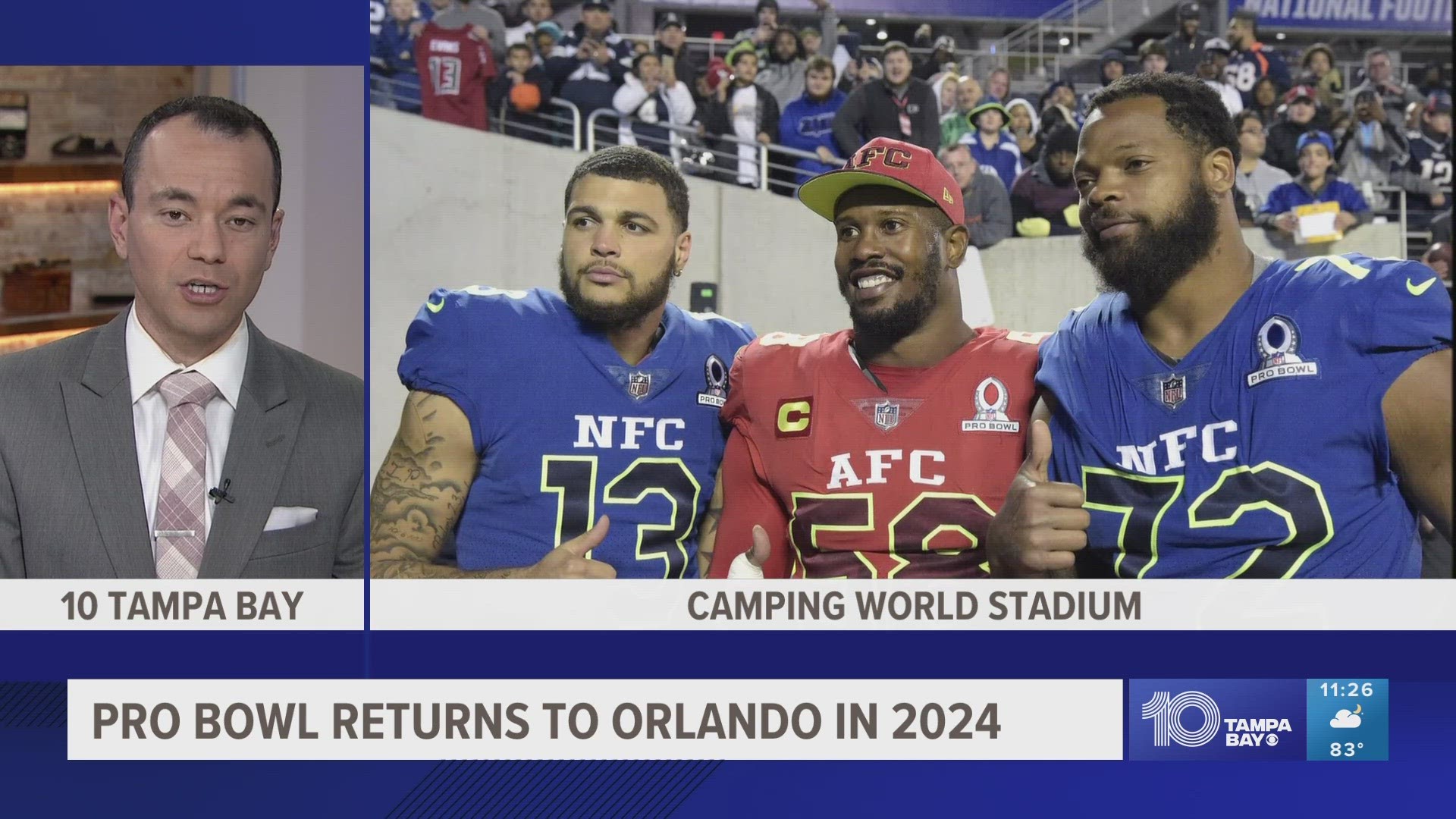 New-look NFL Pro Bowl is coming back to Orlando in February
