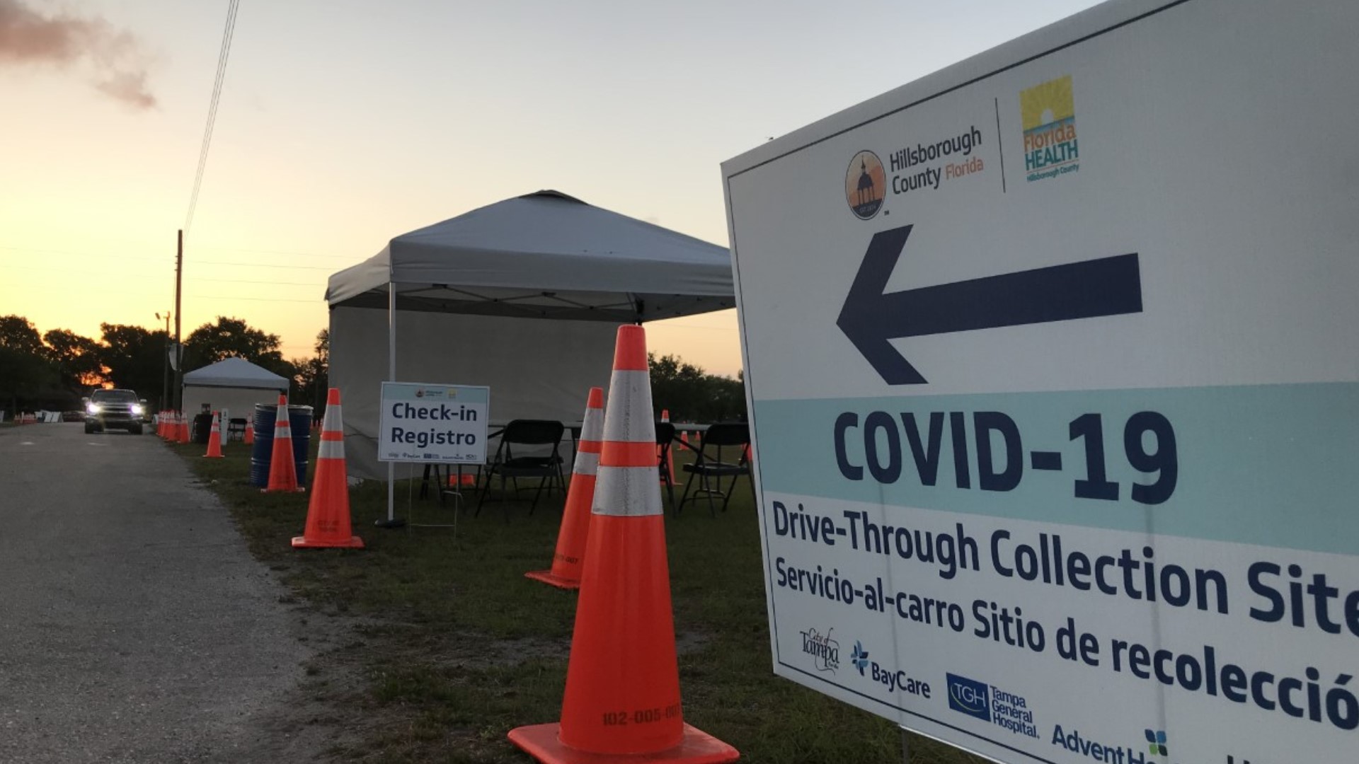 On Wednesday morning, Raymond James Stadium will become a testing site for COVID-19.