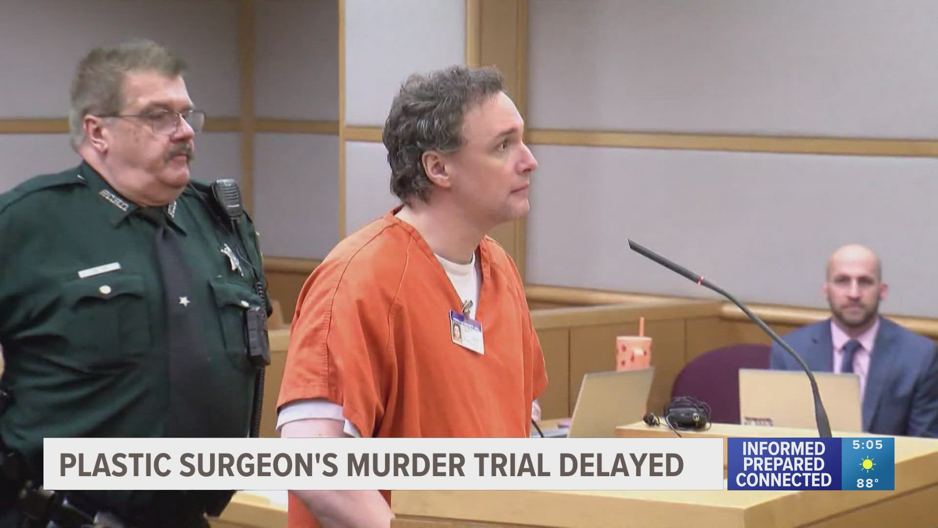Kosowski is accused of stabbing attorney Steven Cozzi to death at his office in 2023. Investigators say the two were on opposing sides of a lawsuit at the time.