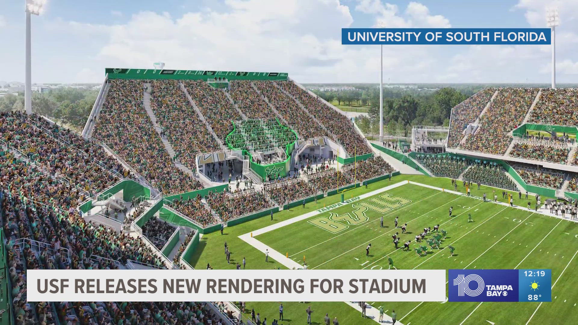 Future and some current students at the University of South Florida (USF) will have exclusive perks once the school's on-campus football field is built and hosts gam