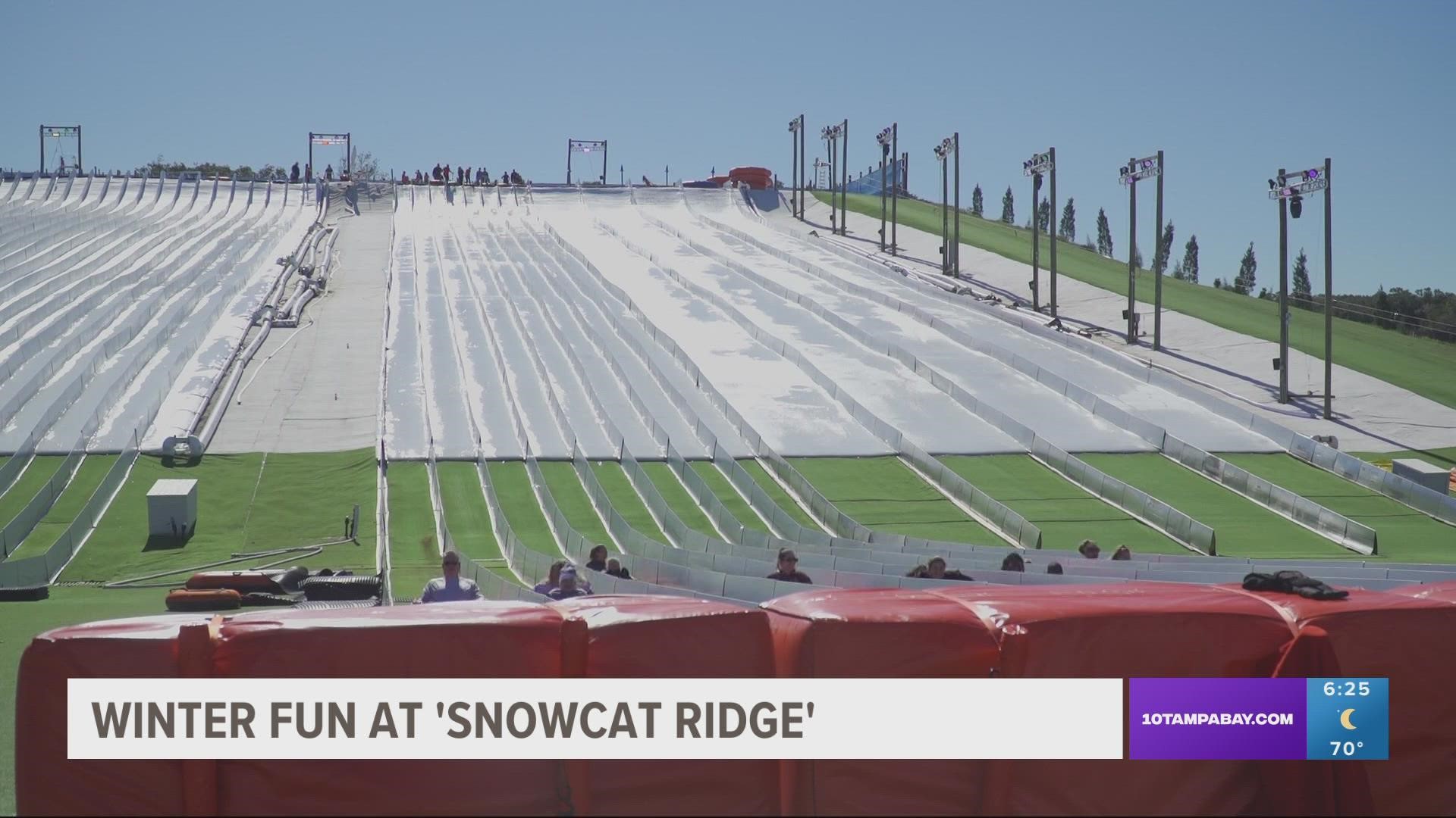 Florida's only outdoor Alpine snow park brings winter chill to the state's heat.