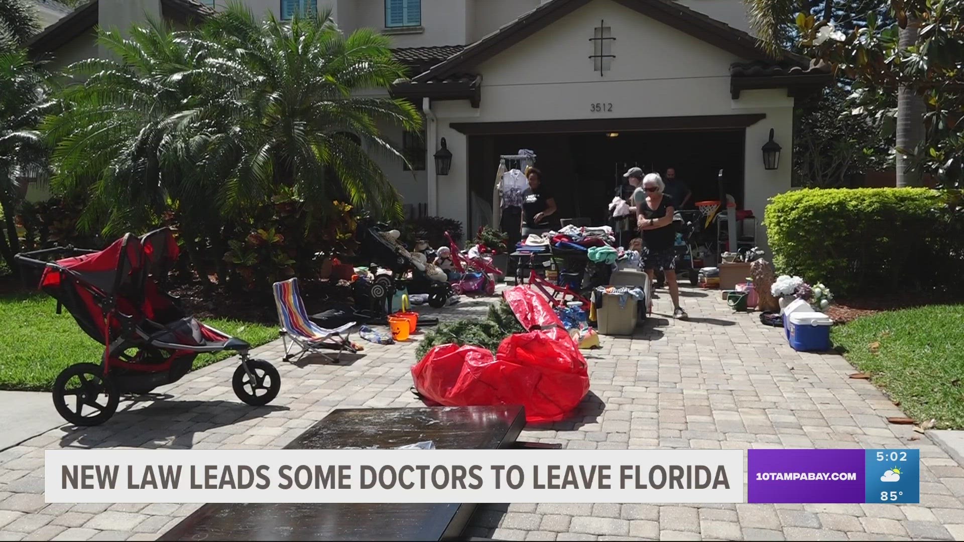 Within hours of Gov. Ron DeSantis signing the new six-week abortion law, Dr. Rachel Rapkin was holding a yard sale in front of her home in Tampa.