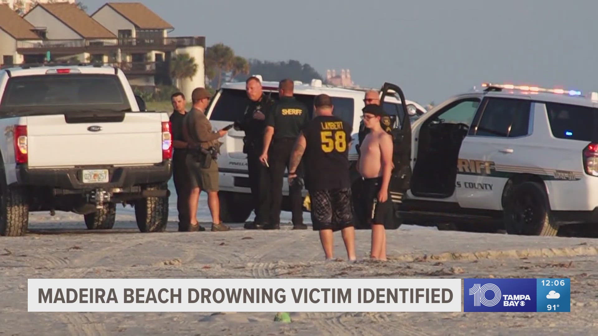 The 51-year-old man fell off a float and drowned on Tuesday afternoon.