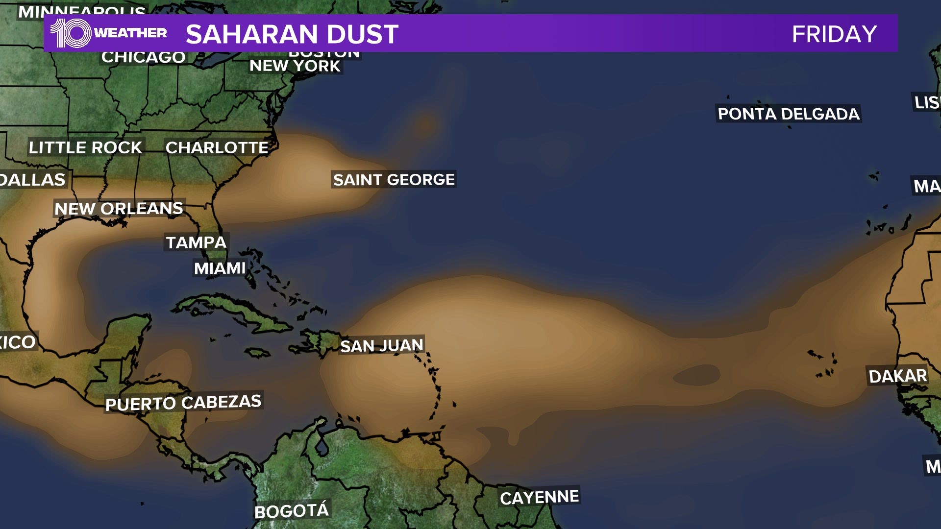 Saharan dust can create more vibrant sunrises and sunsets.