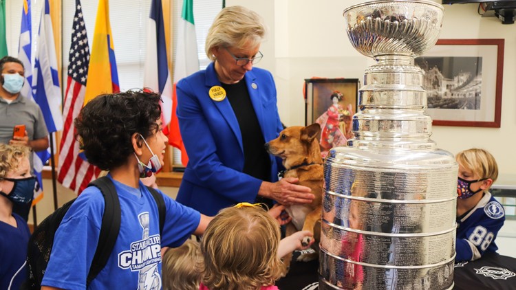 Stanley Cup visits children's cancer center in Tampa