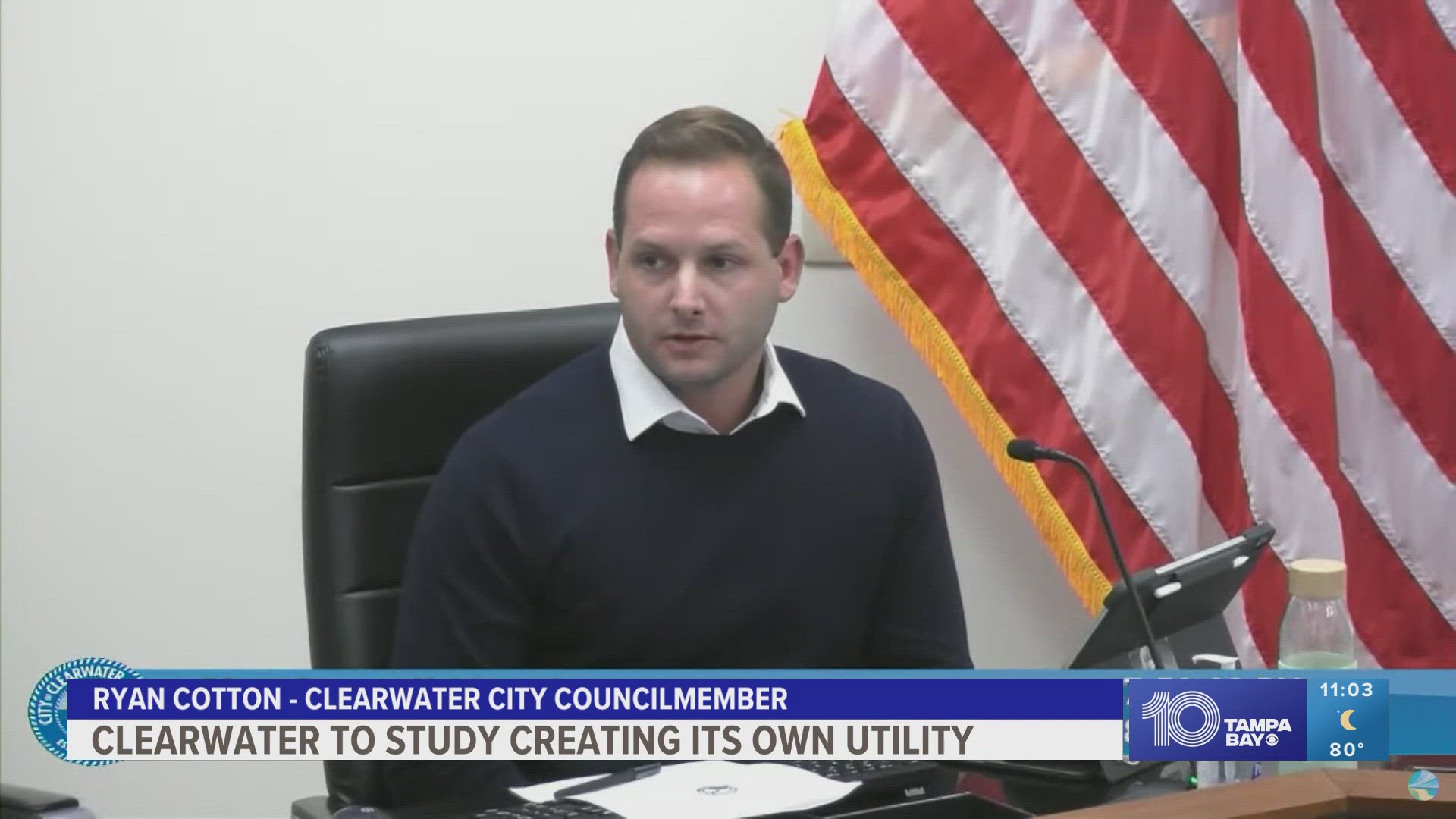 Clearwater city councilmembers moved forward with a study that looks into the possibility of Clearwater creating its own utility.