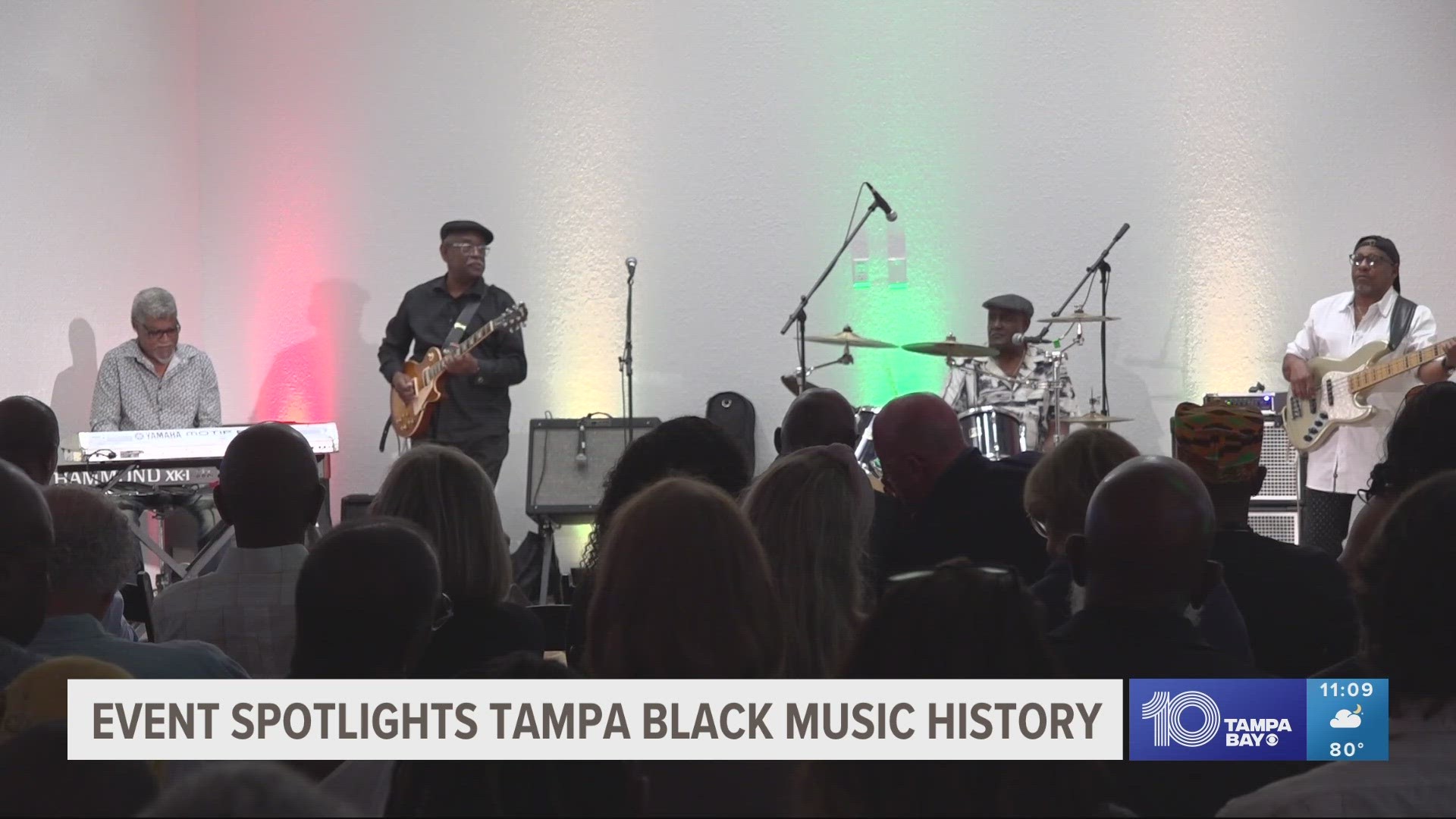 The event included a panel of longtime Black musicians in Tampa who provided first-hand accounts of music superstars they’ve worked alongside in the city.