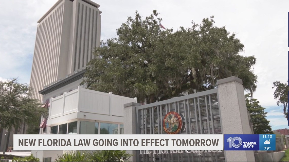New Florida laws: See what takes effect on Oct. 1 | wtsp.com