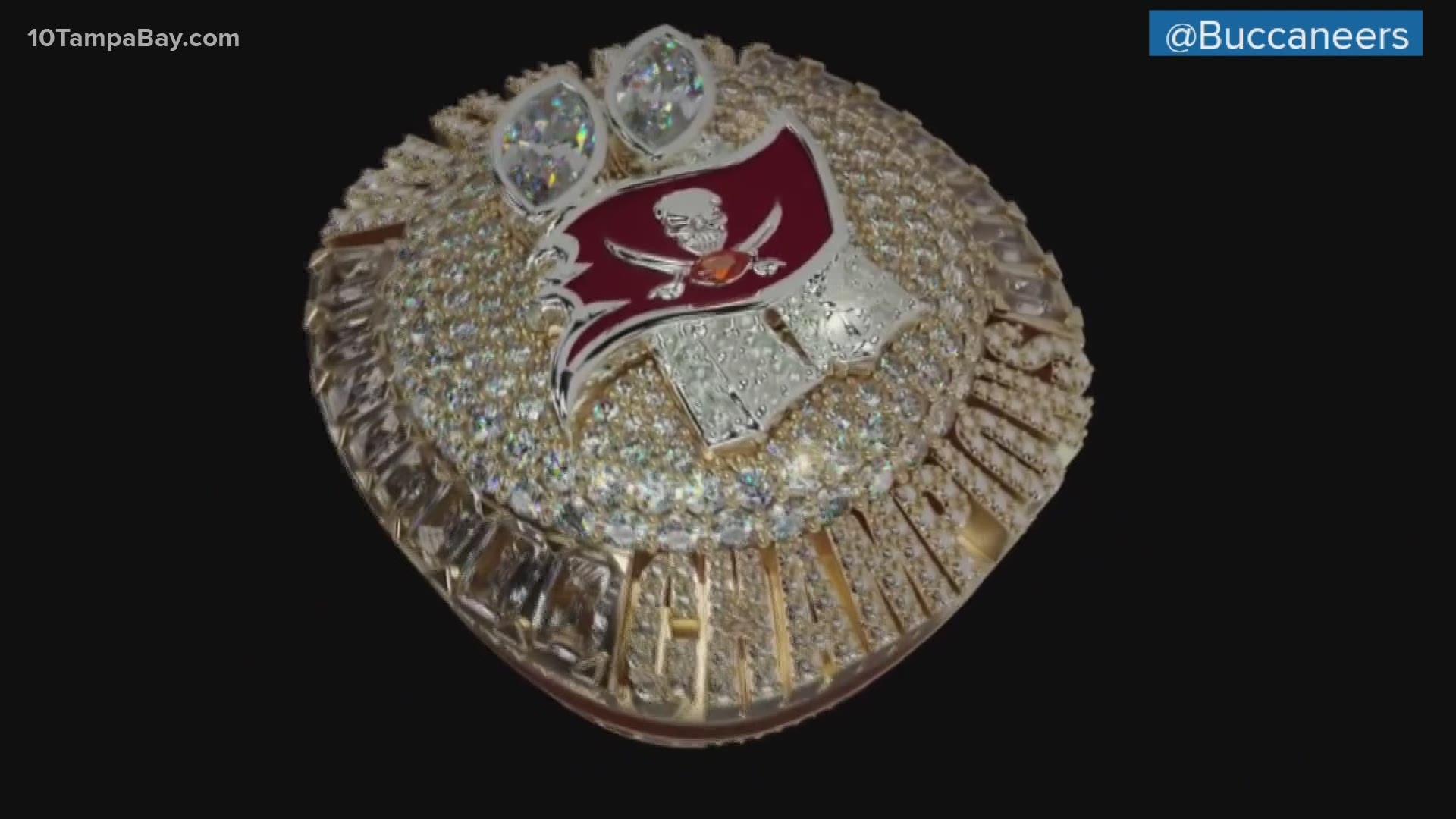 Custom Tampa Bay Buccaneers 2020 Super Bowl Replica Ring