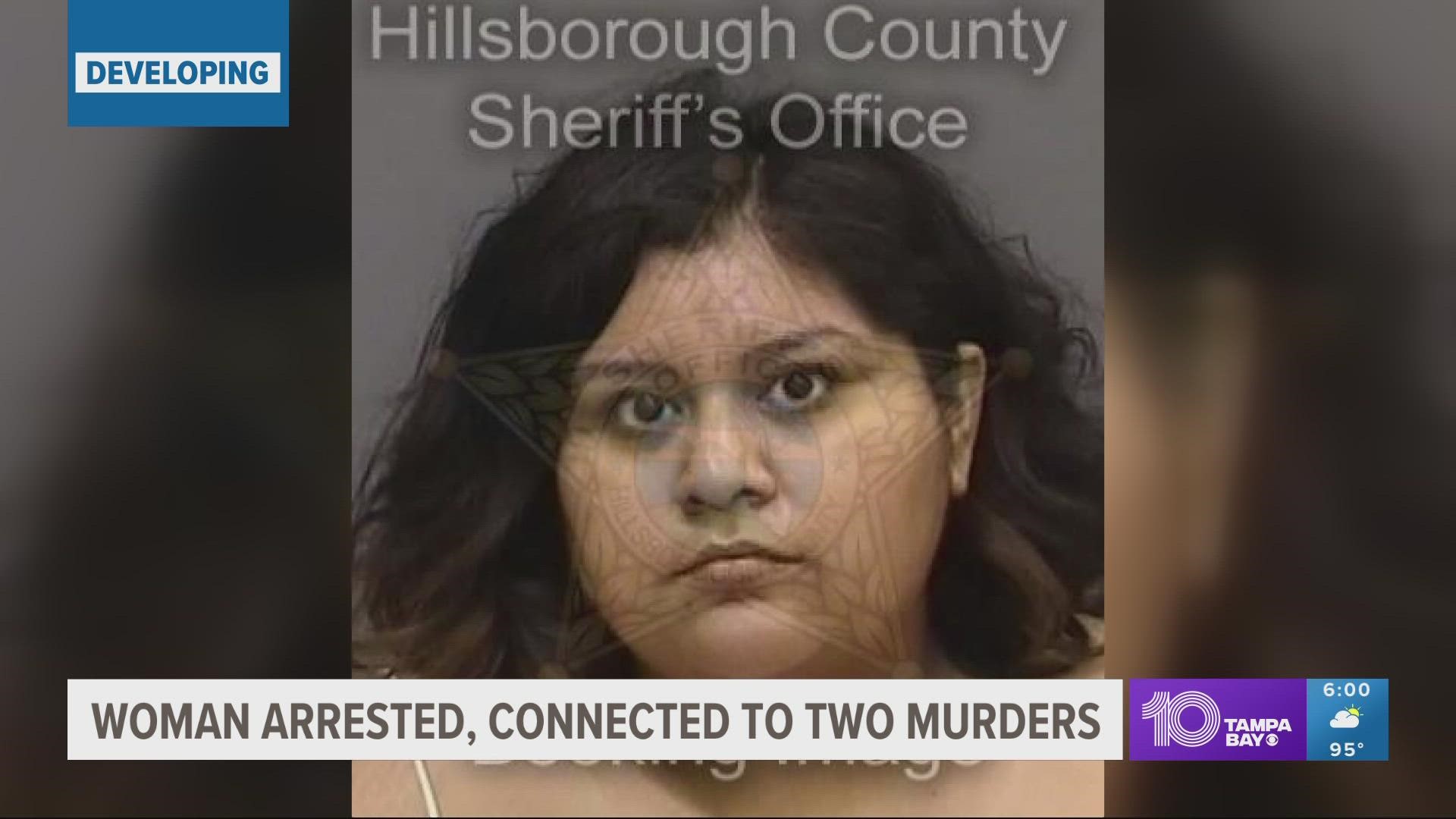 Fatima Garcia Avila is accused of helping her boyfriend kill his cousin's wife, court records say.