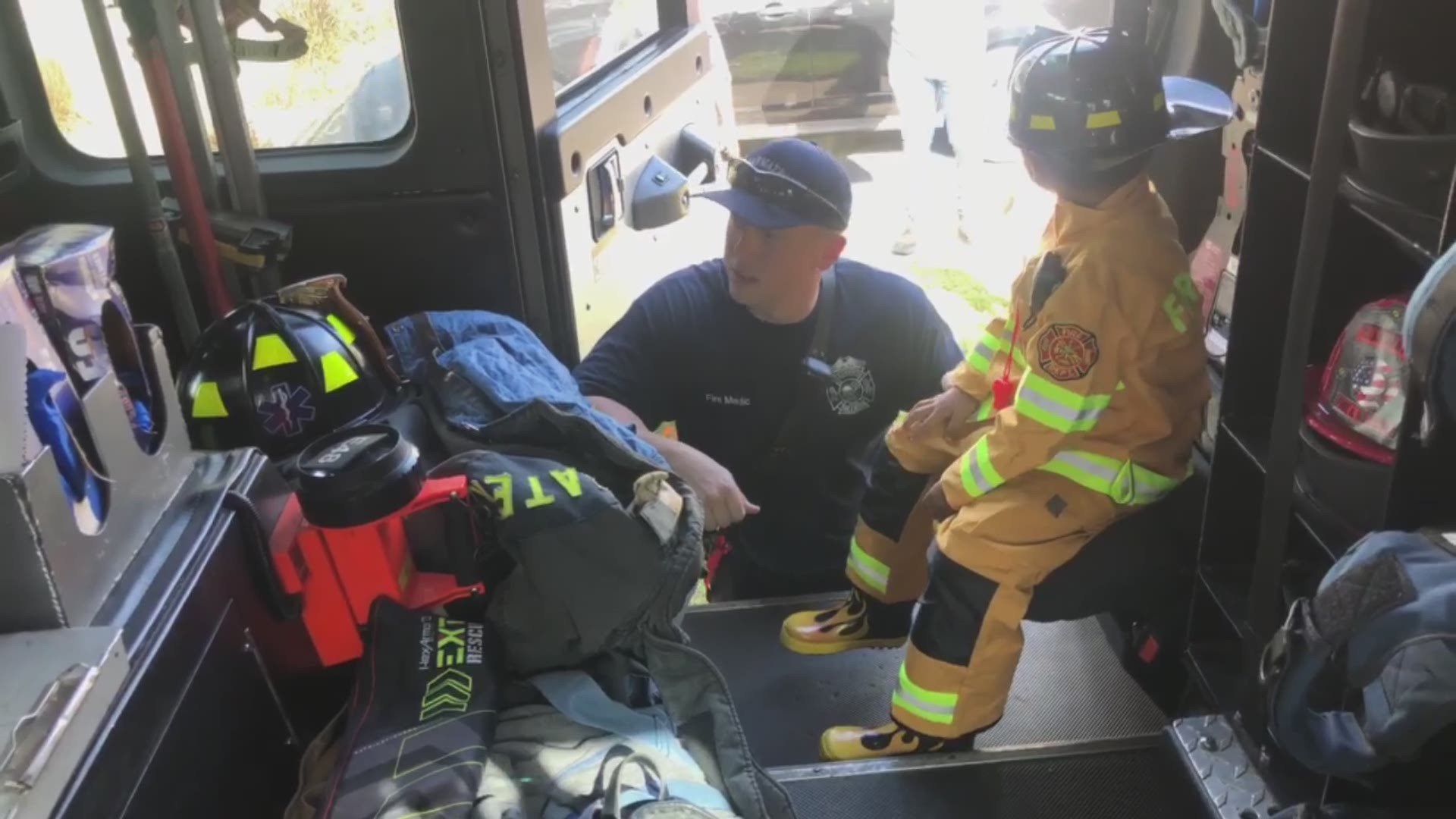 When Clearwater firefighters heard that 5-year-old Santiago Hernandez recently had a birthday and adores firefighters, they knew they had to make a call for service