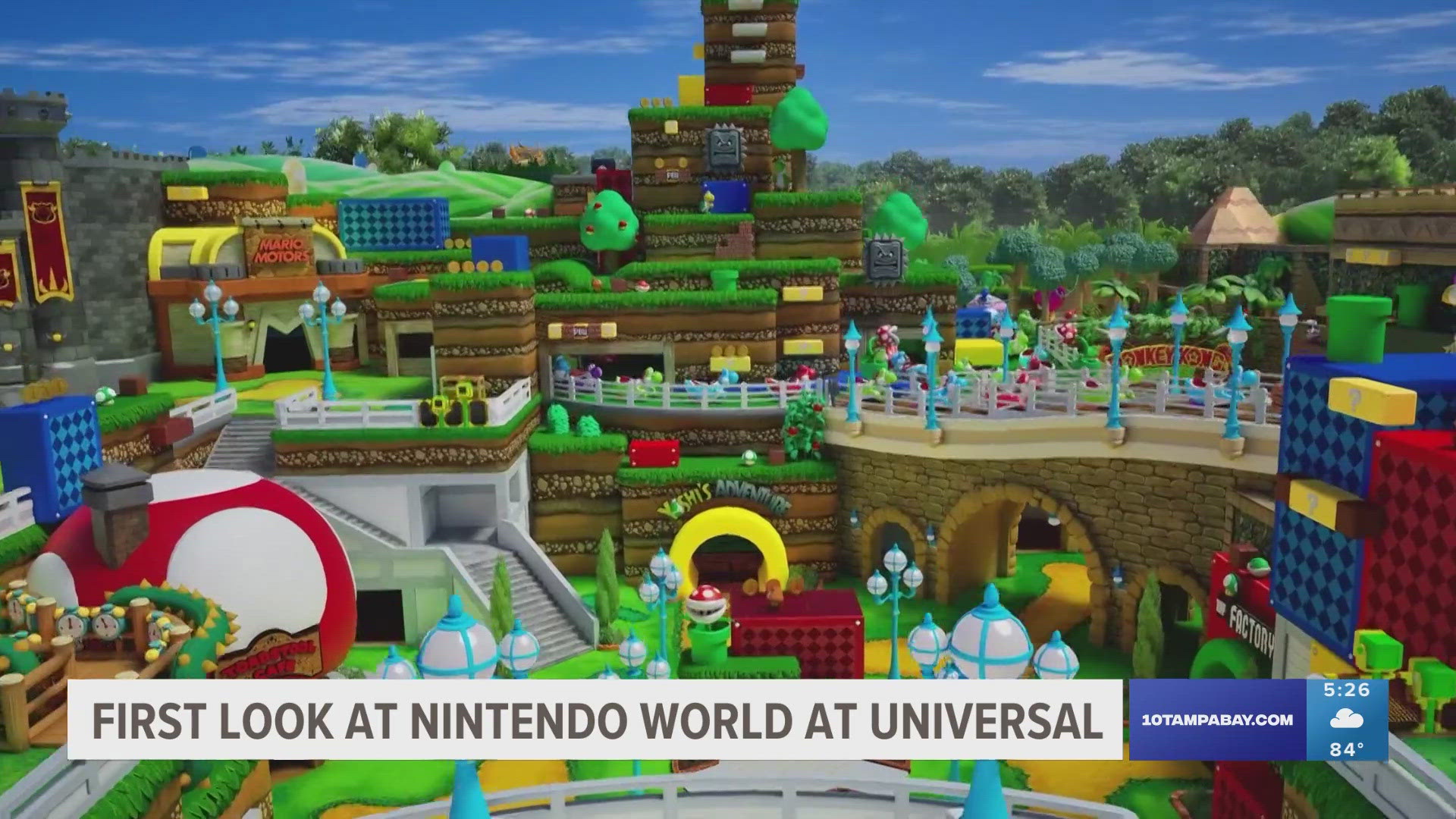The immersive experience featuring characters from Super Mario Land and Donkey Kong Country is set to open in 2025.