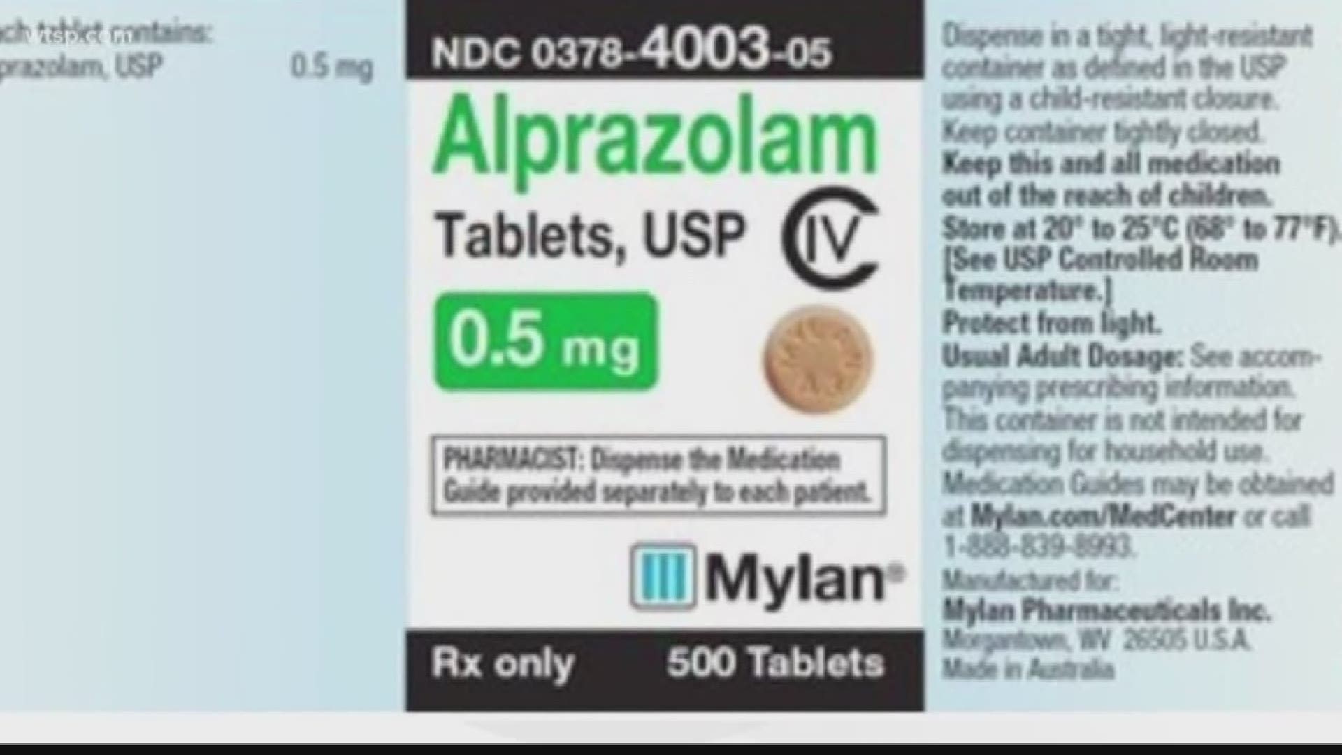 Generic Xanax Alprazolam Recall: Drug Possibly Contaminated