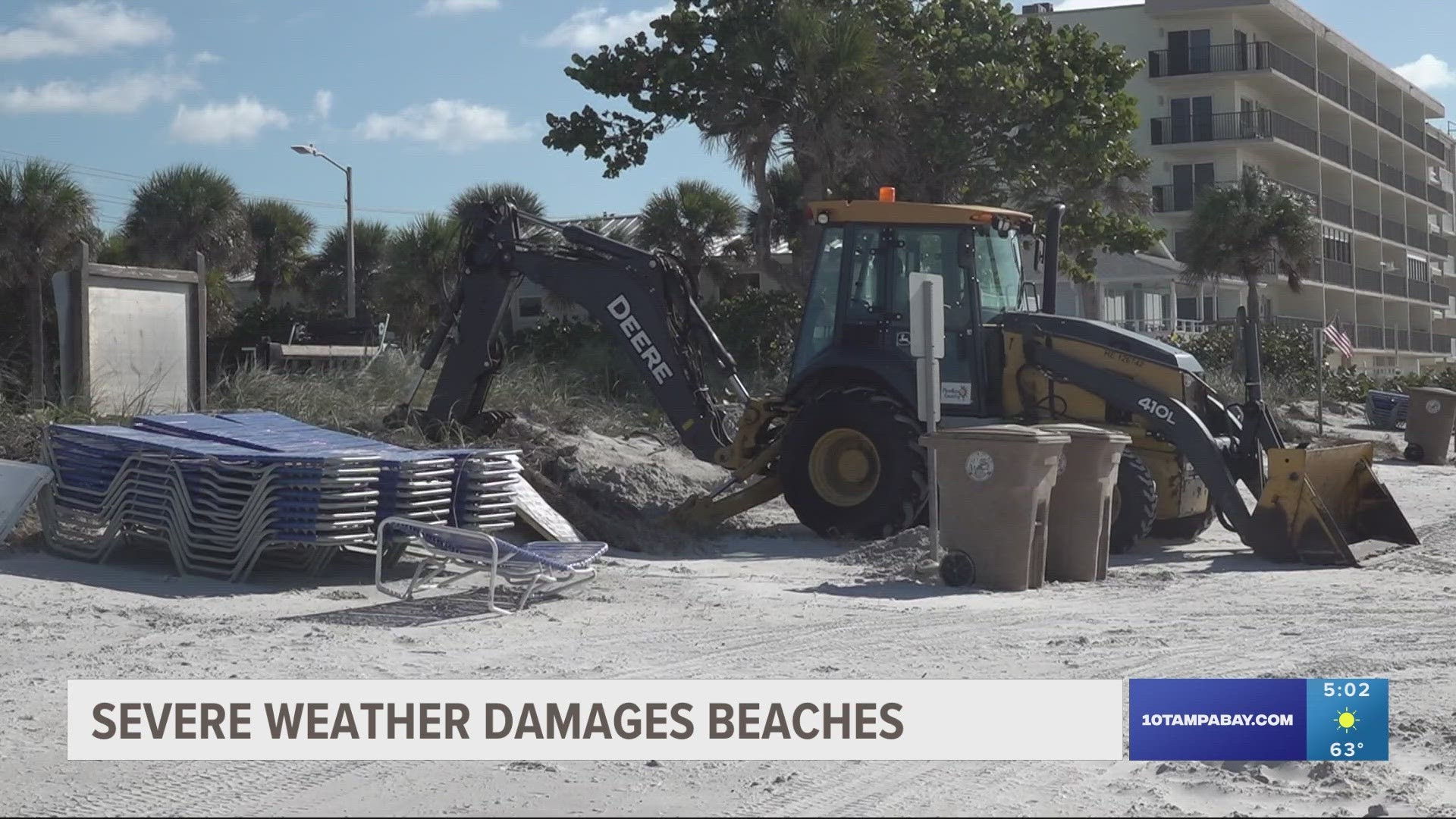 After Idalia devastated Pinellas County beaches, the end of hurricane season didn't mean the event of damaging weather to the coastline.