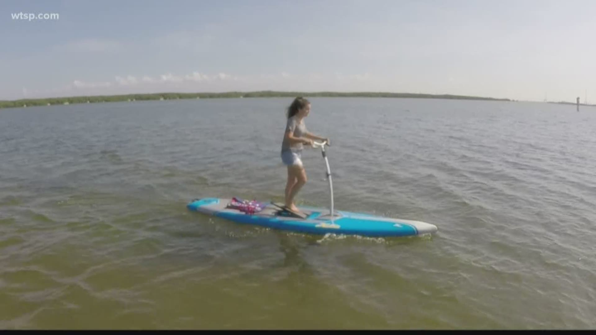 Walk and pedal on water with new standup pedalboards