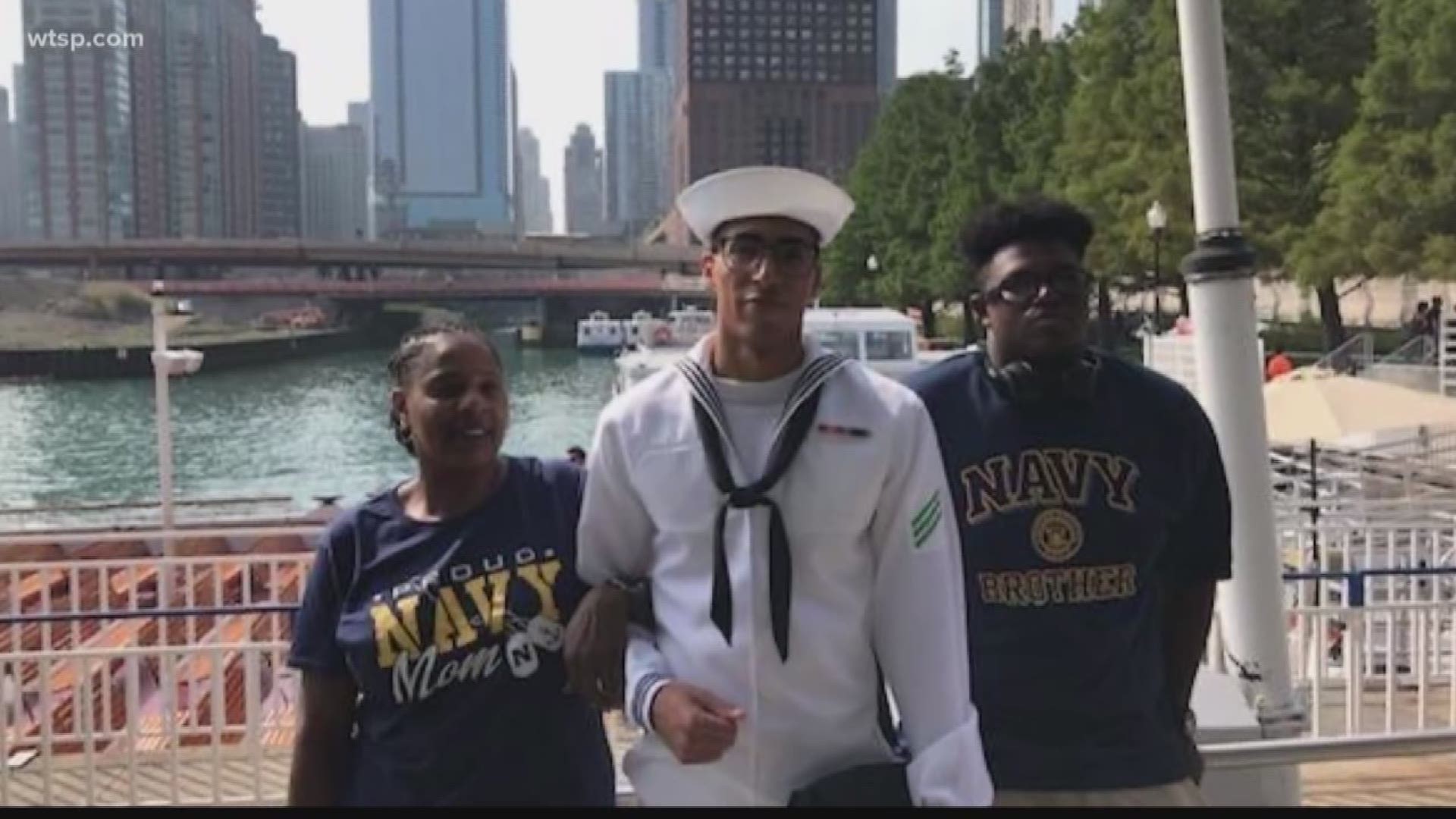 Mohammed Haitham graduated in 2018. He followed his mother’s footsteps and joined the U.S. Navy soon after.