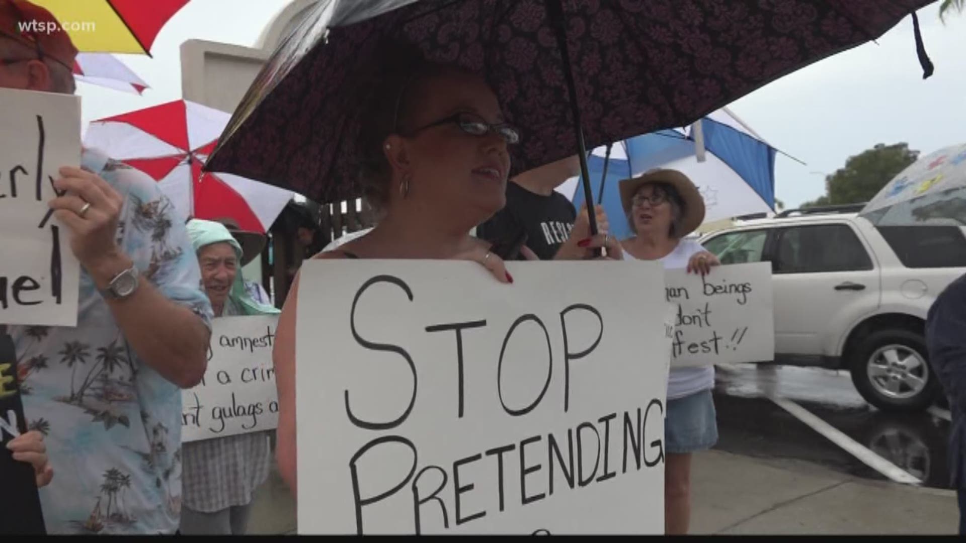 "Families Belong Together" rallies took part across the country today, including here in Tampa Bay.