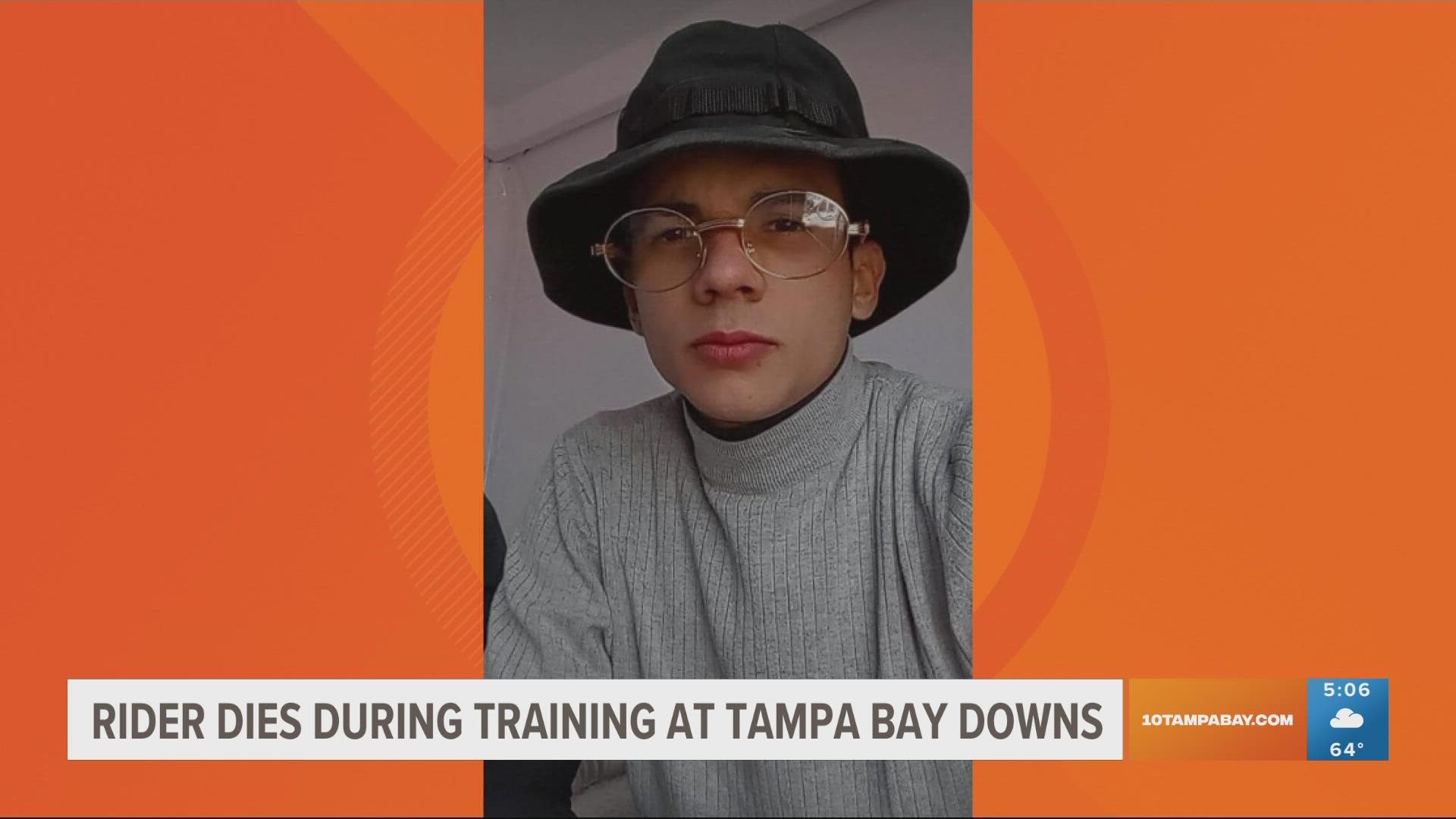 Tampa Bay Downs said Daniel Quintero had dreams of becoming a jockey.