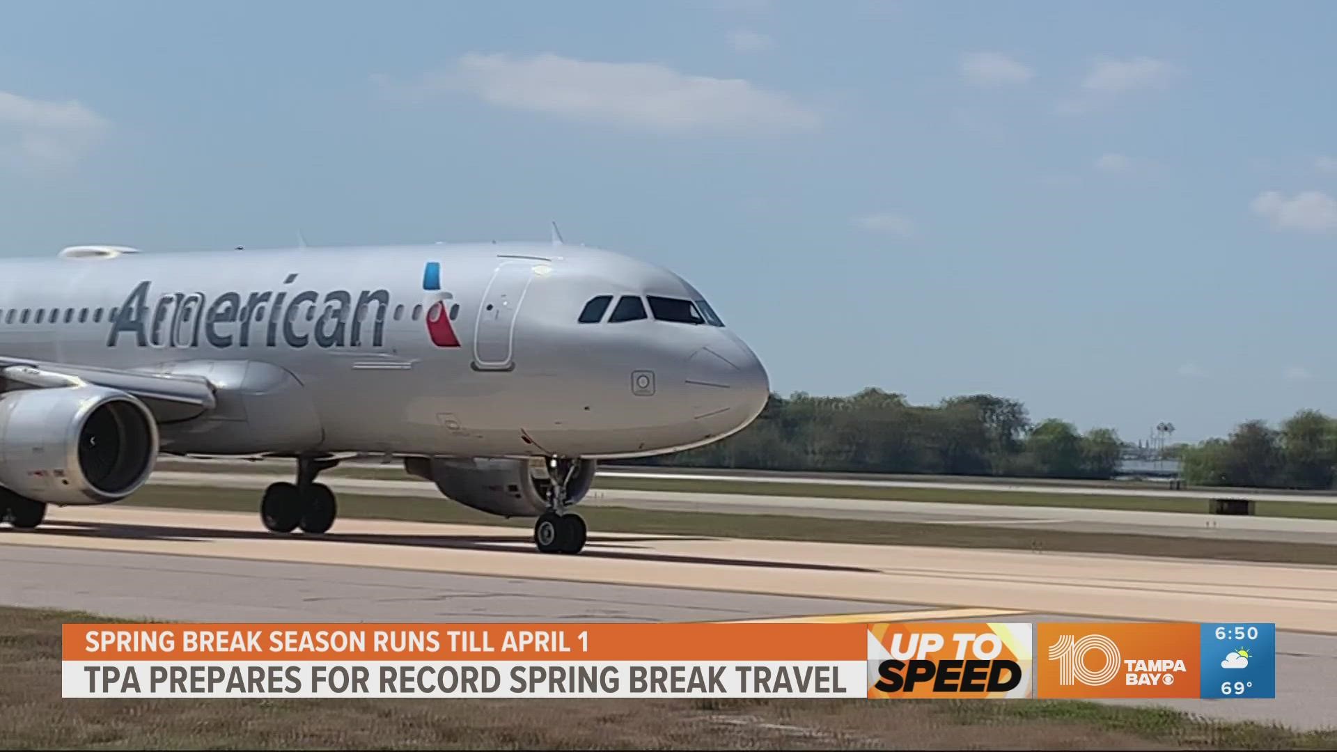 This Spring Break is expected to be Tampa International Airport's busiest ever.