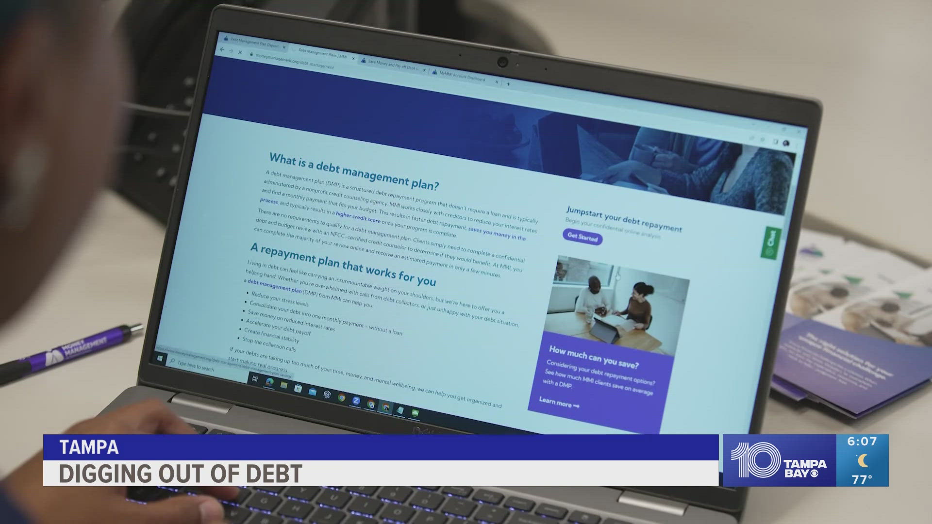 Florida ranks in the top 10 for credit card debt, but a nonprofit is helping people consolidate that debt to regain financial stability.