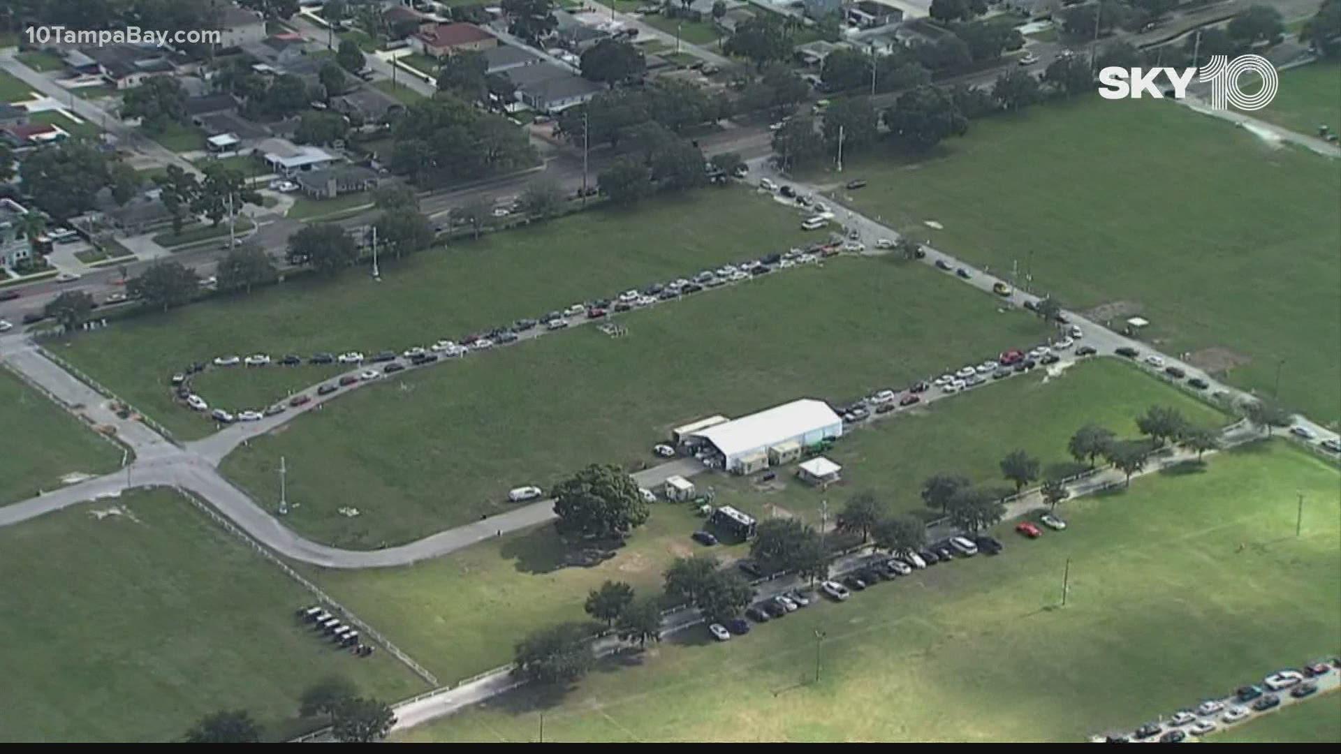 The new testing site will be across Dale Mabry Highway.