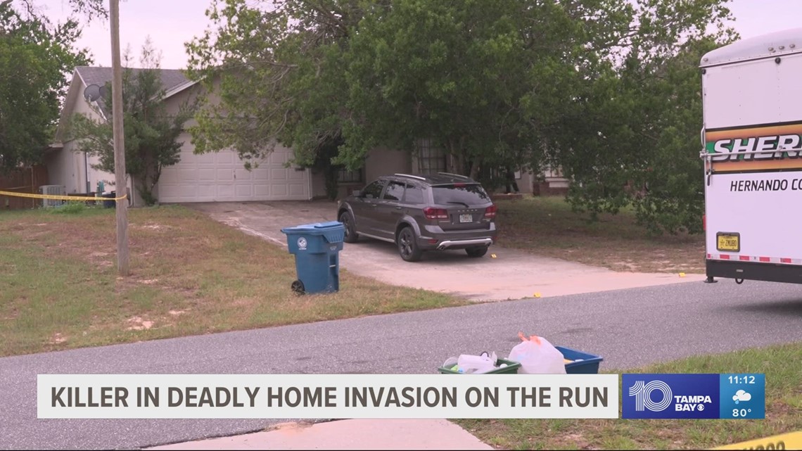 Deputies searching for person accused killing 1 person, hurting another