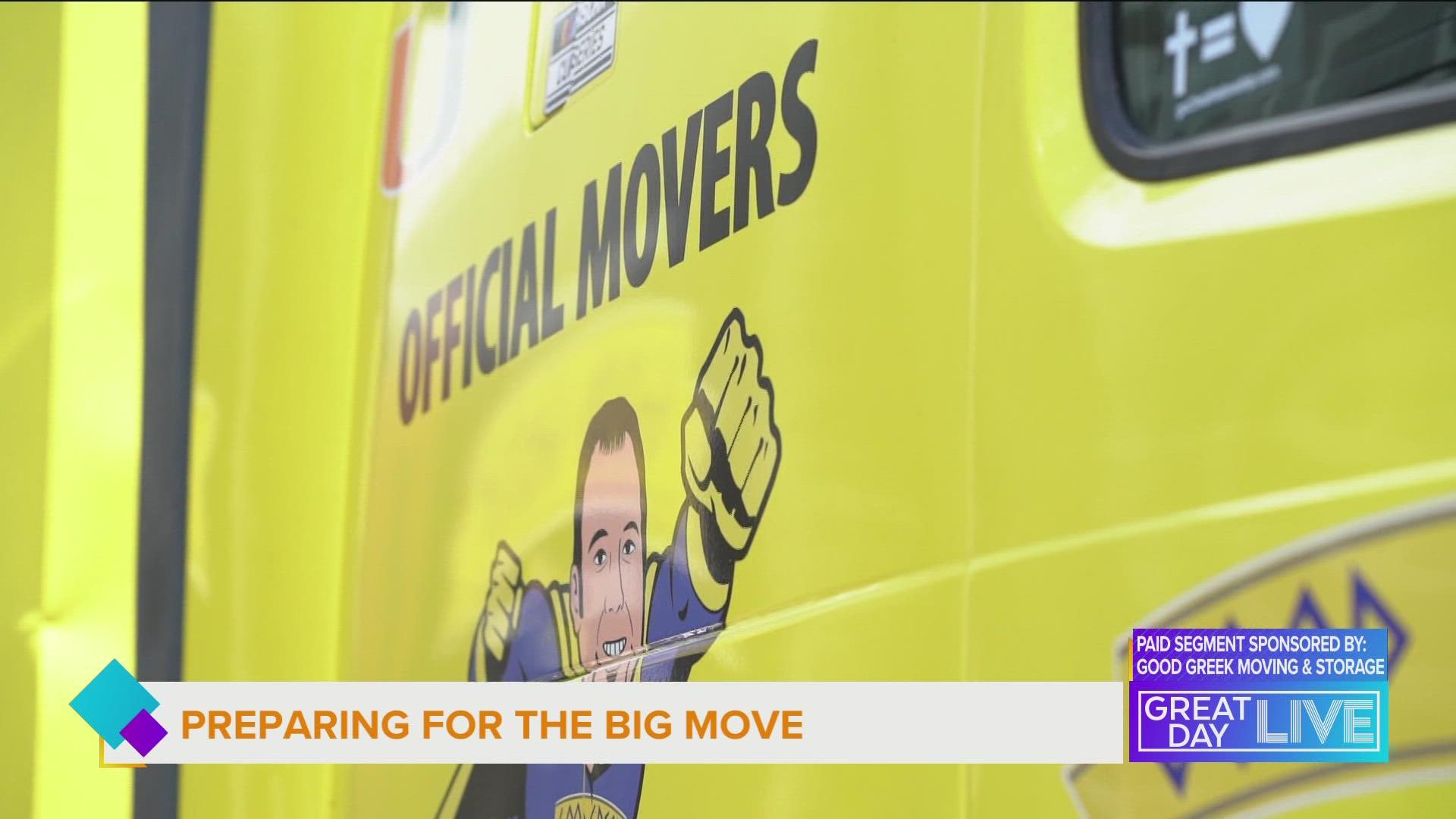 Paid segment sponsored by Good Greek Moving & Storage.