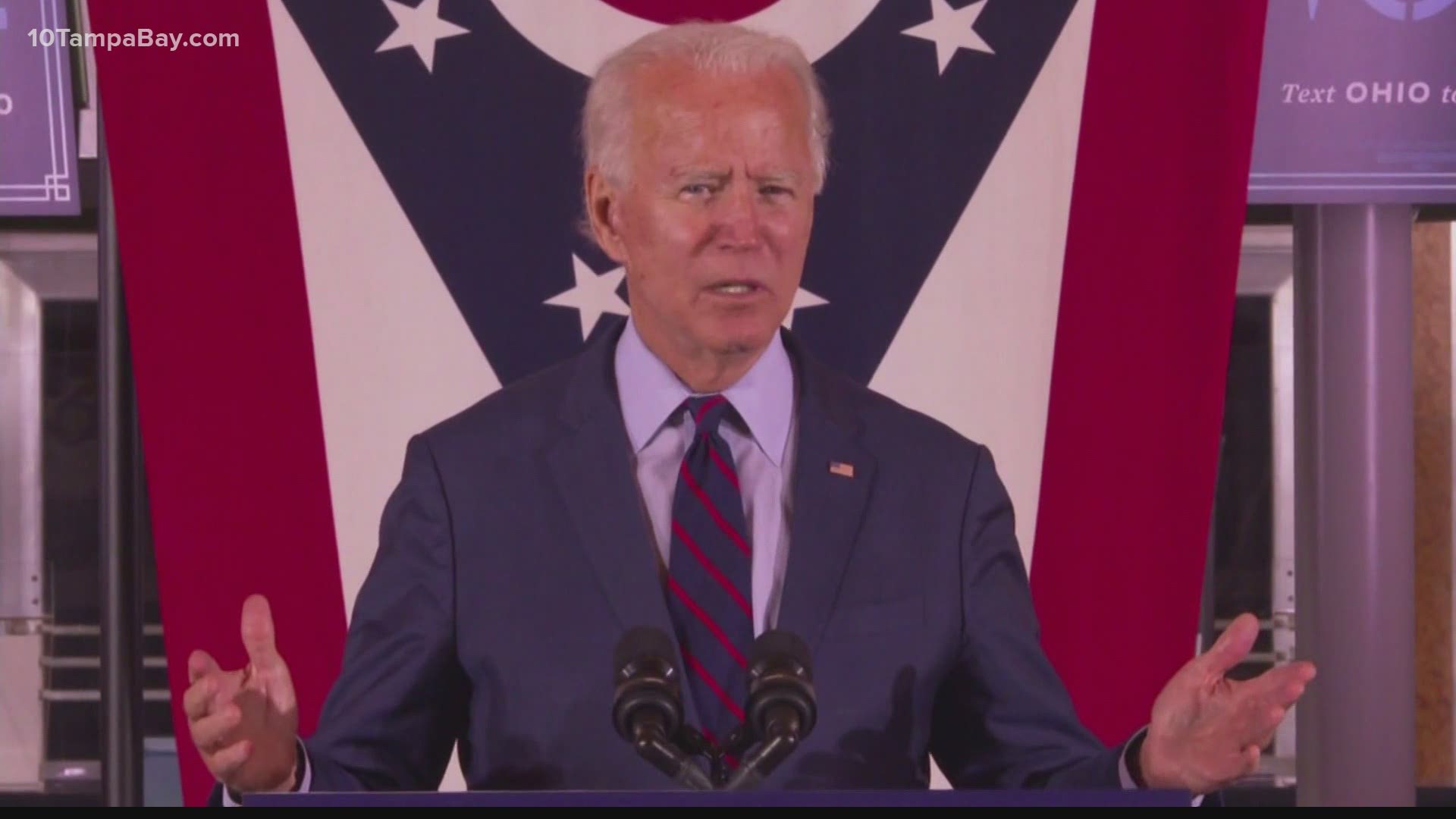 The Democratic presidential nominee's press campaign says Biden will be in the state Tuesday, Oct. 13, with stops in Pembroke Pines and Miramar.