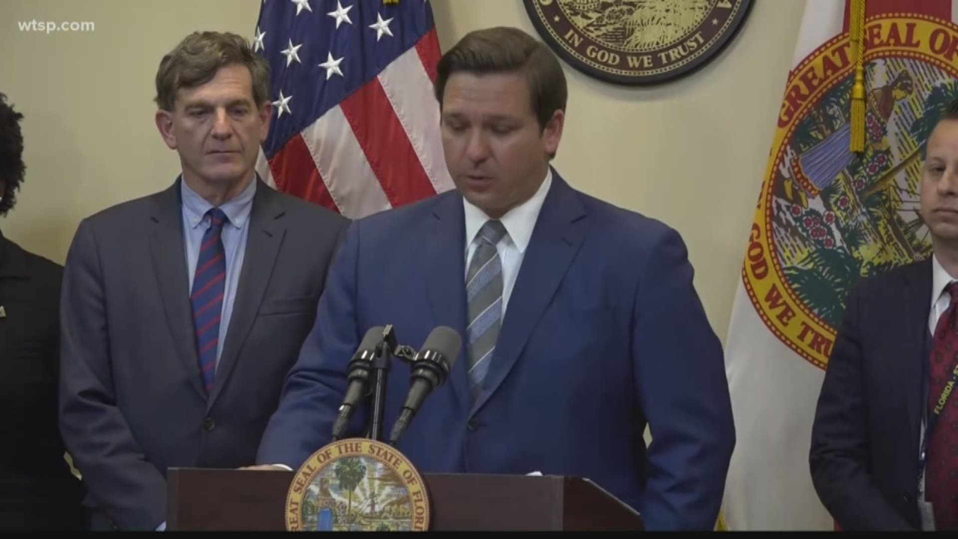 Governor Ron DeSantis ordered that anyone with symptoms of COVID-19 or who could have been in contact with the virus will not be allowed at assisted living homes.